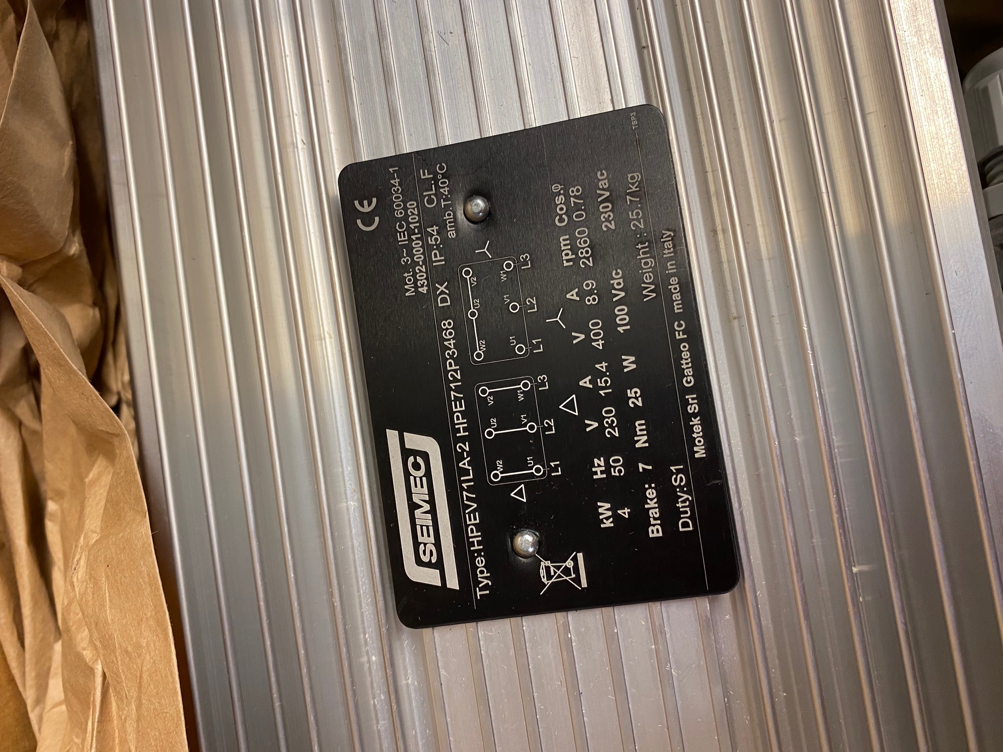 (Cod.RC00009673) HPEV 71LA 2 230.400