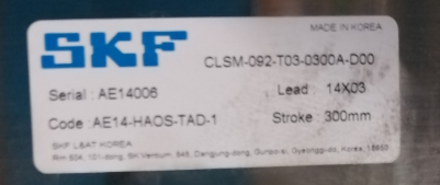 CLSM-092-T03-0300A-D00 (SK Z010115)