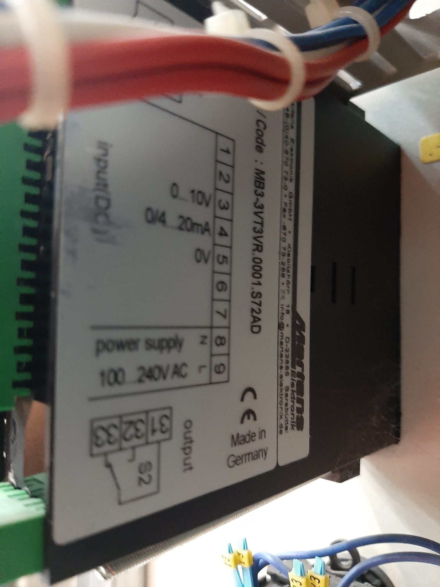 MB3-3VT3VR.0001.S72AD old code BA9624B-1-3-0-10-2 new code