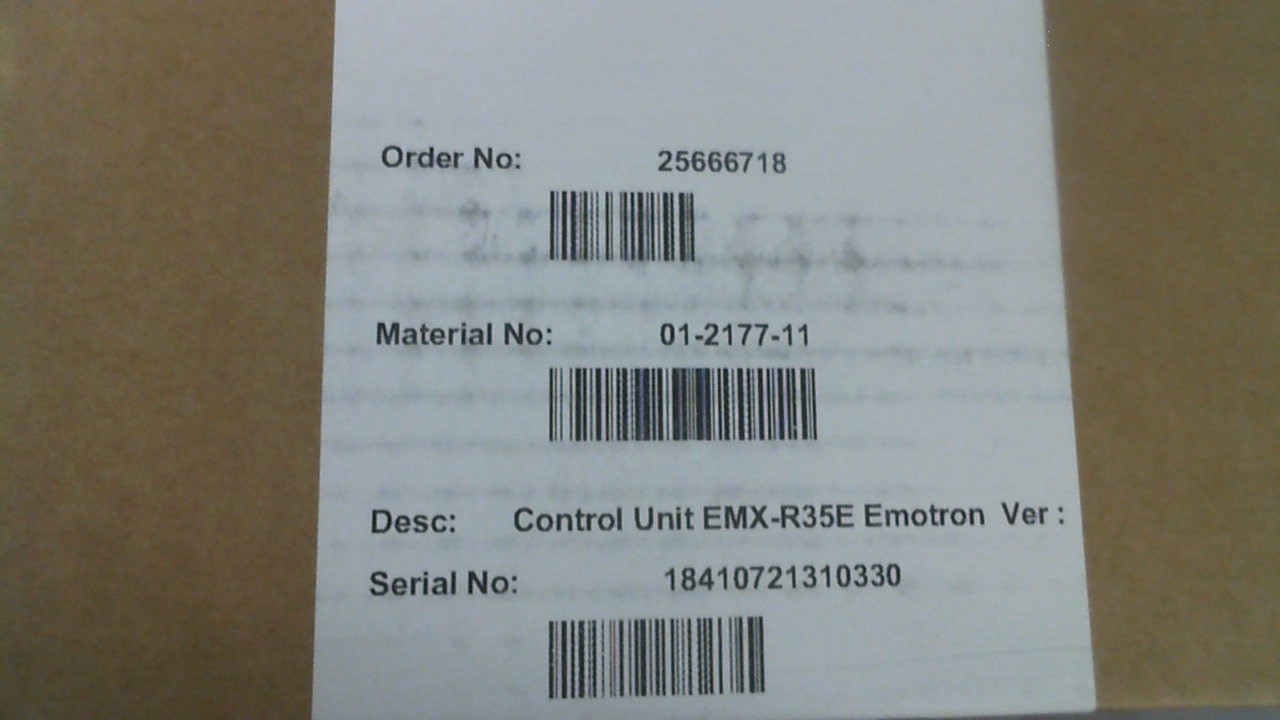 Control Unit EMX-R35E (01-2177-11)