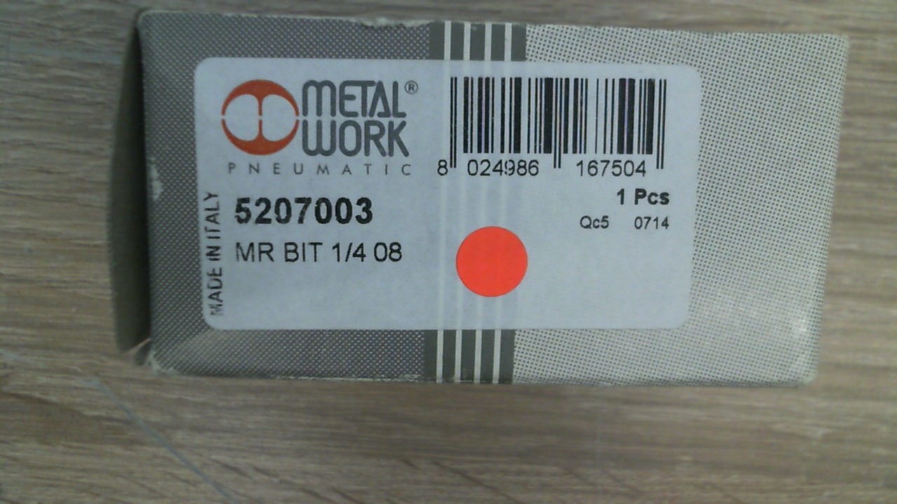 p/n: 5207003; Type: MR BIT 1/4 08