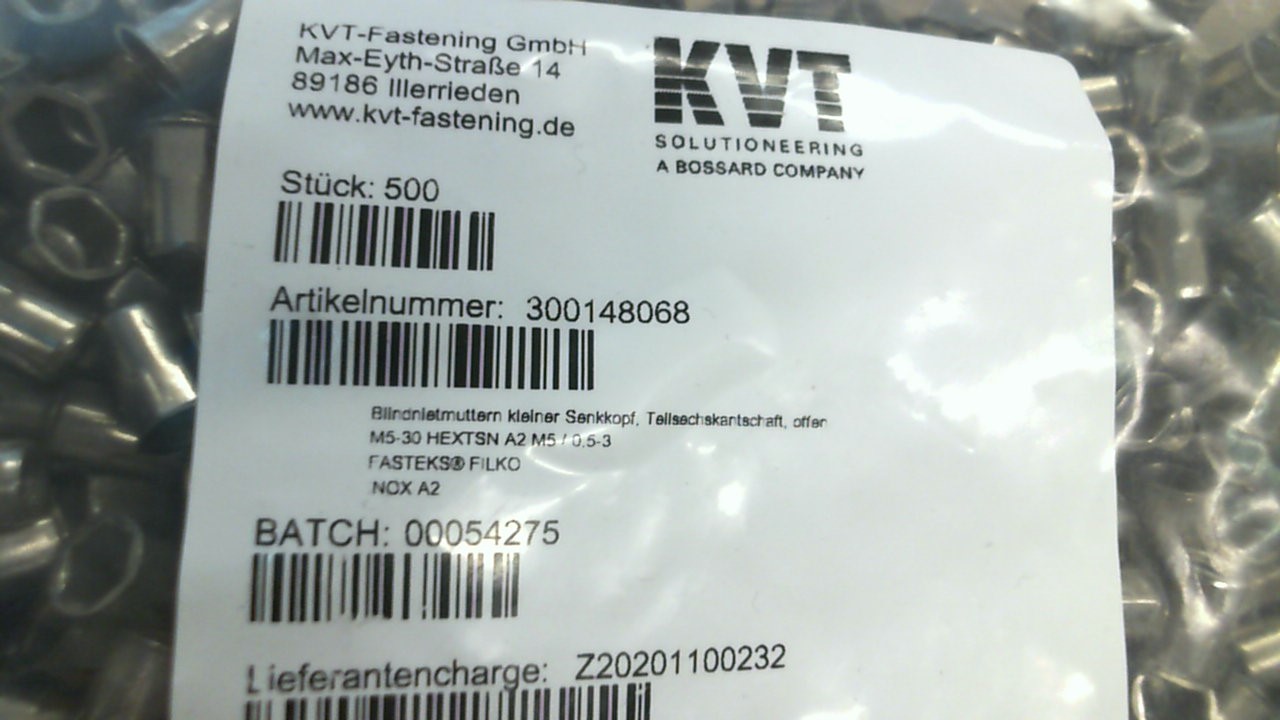 P/N: 300148068, Type: M5-30 HEXTSN A2