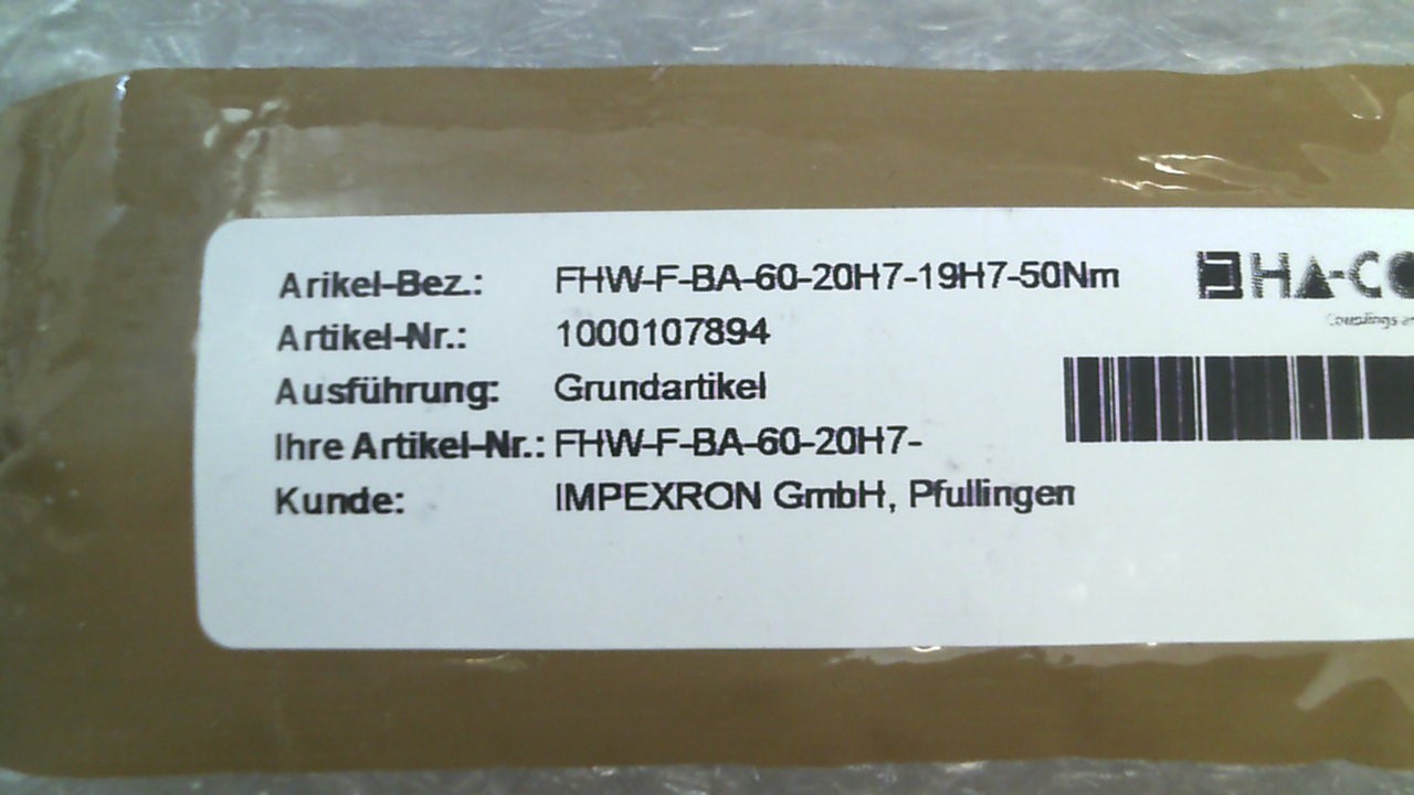 FHW-F-BA-60-20H7-19H7-50Nm preview 2