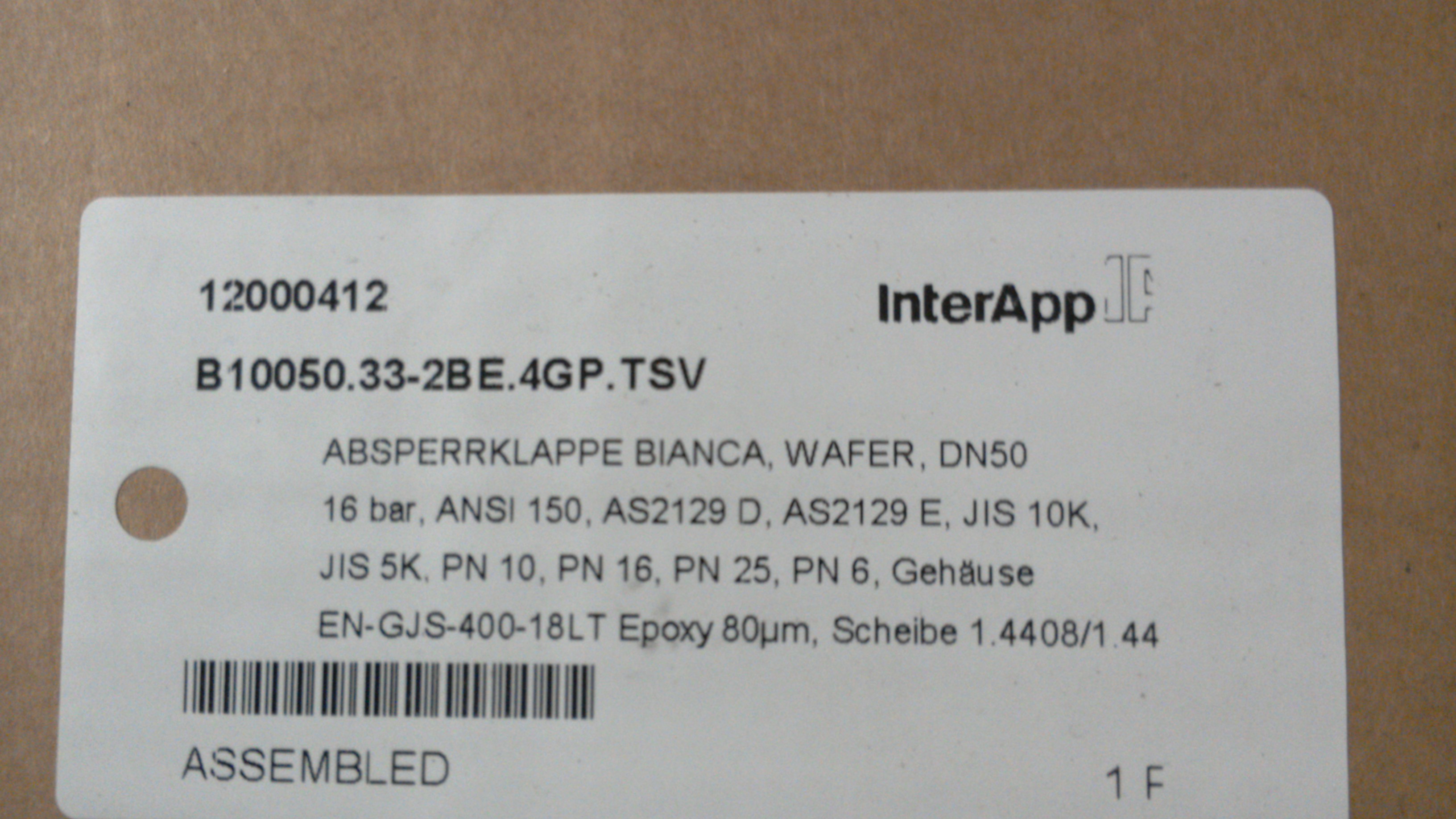 B10050.33-2BE.4GP.TSV