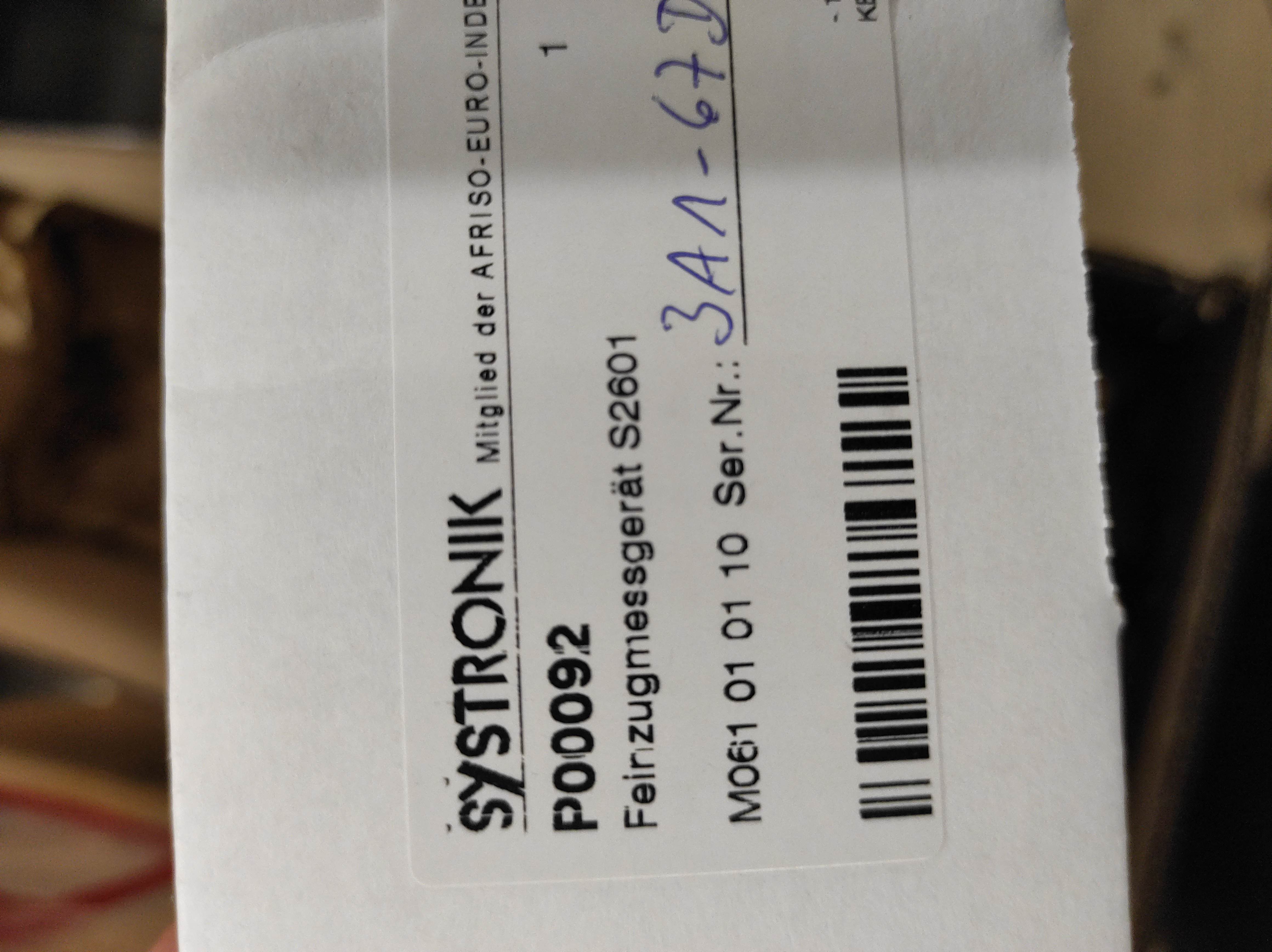 P00092   S2601 0/150mbar 2xD8