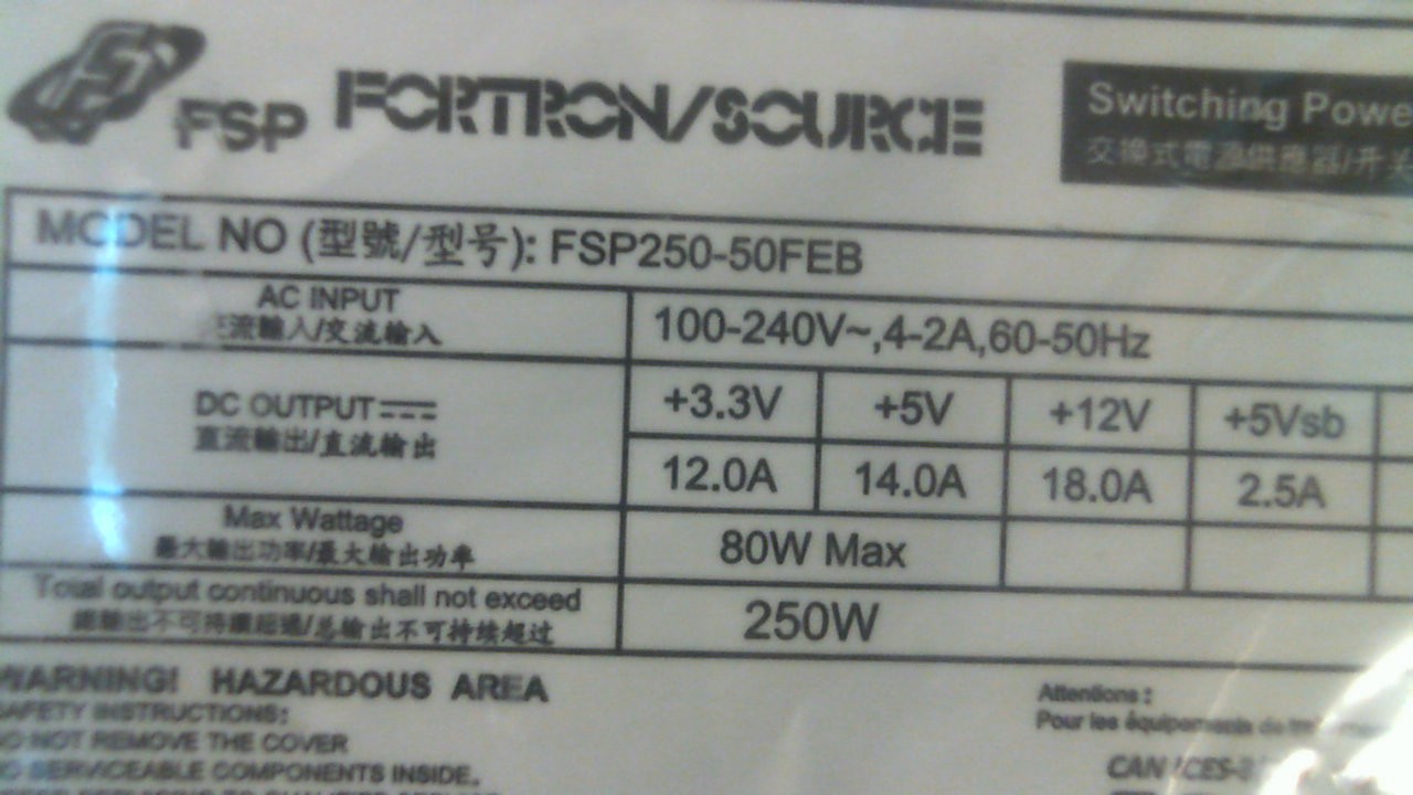 9PA250FK08 / FSP250-50FEB