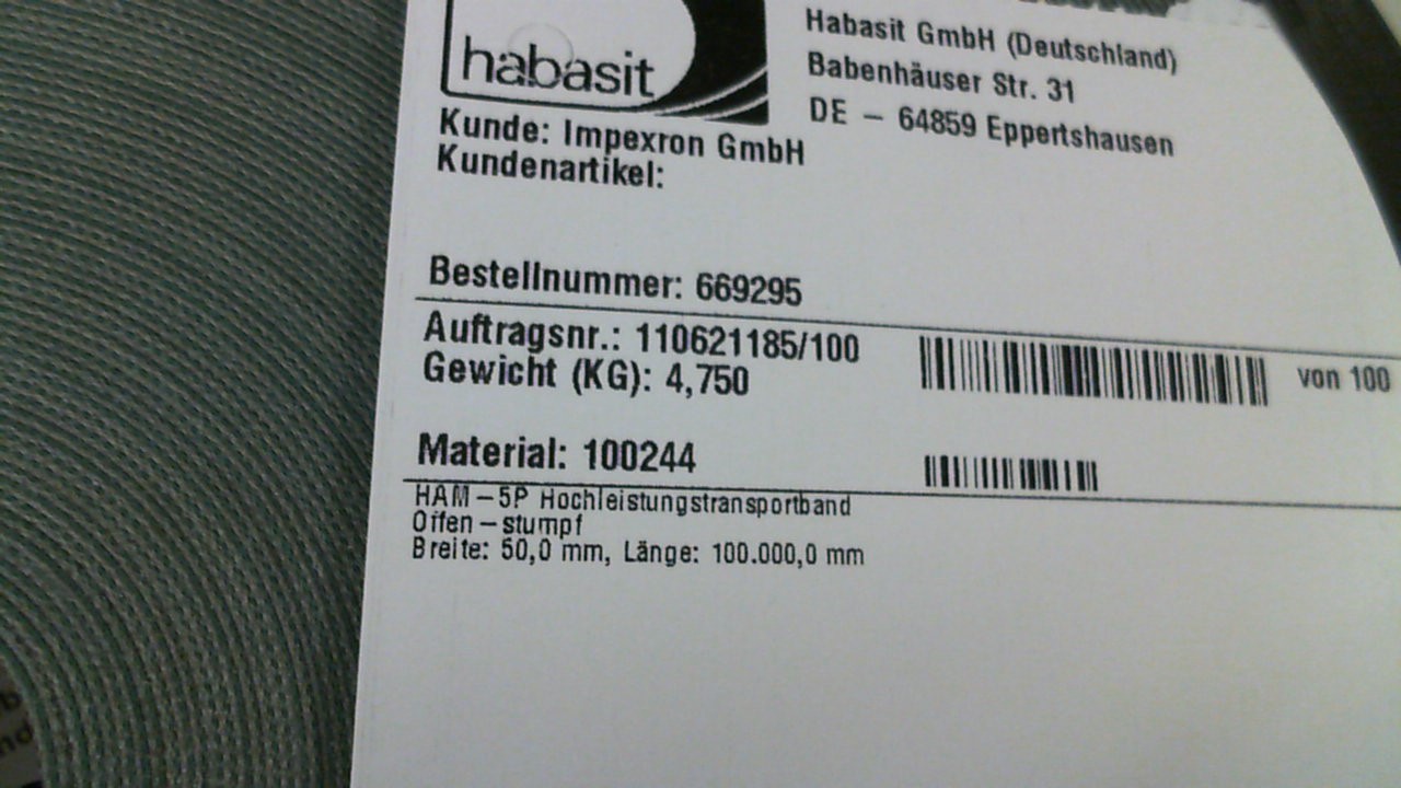 HAM -5P 3002324 841/B (1x100m)