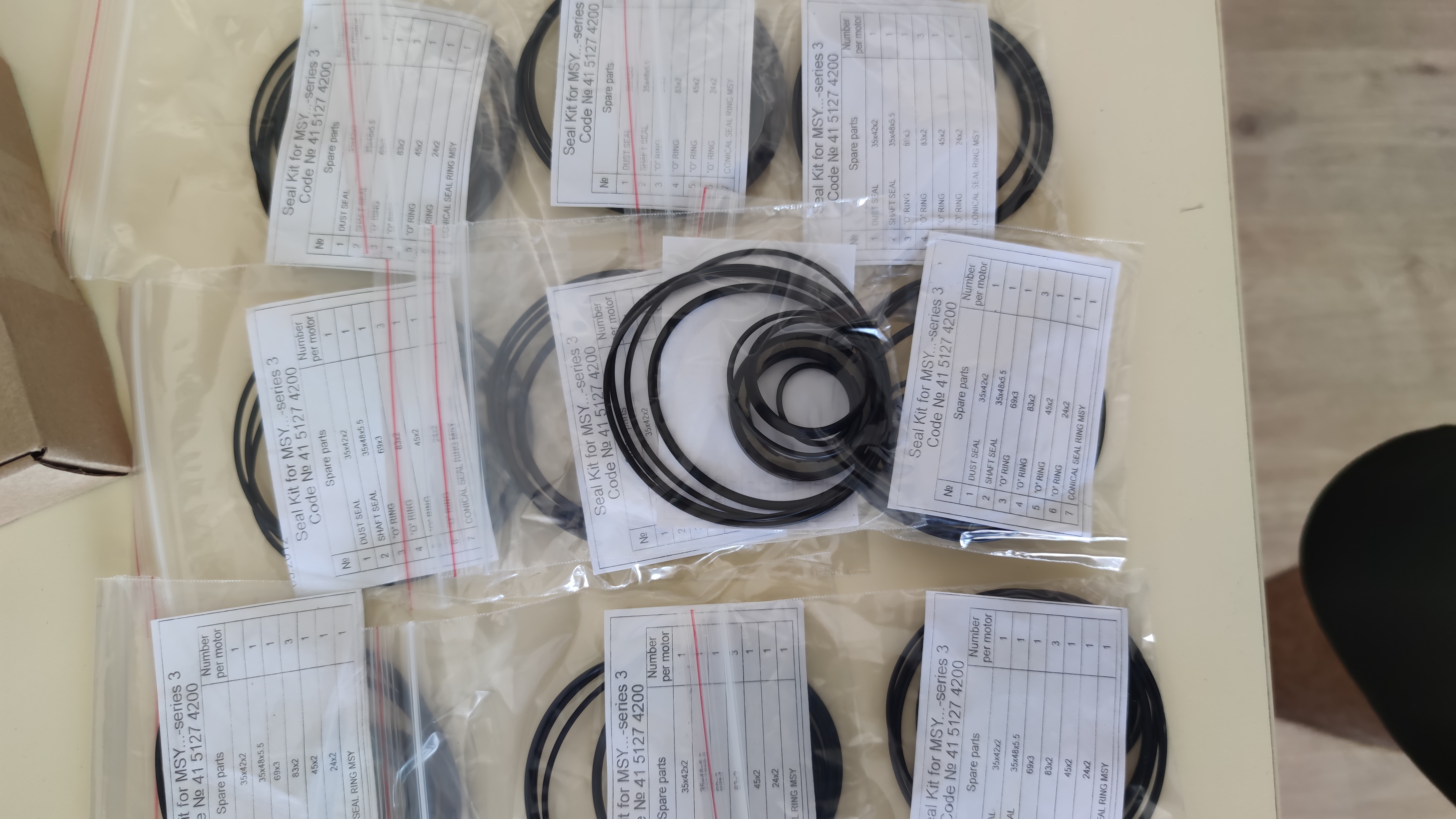 Gasket set for MSY / ser 3