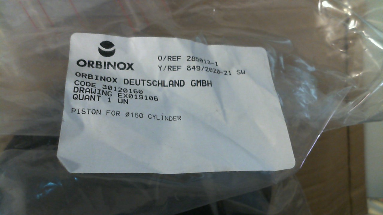 Plunger for pneumatic cylinder type C160