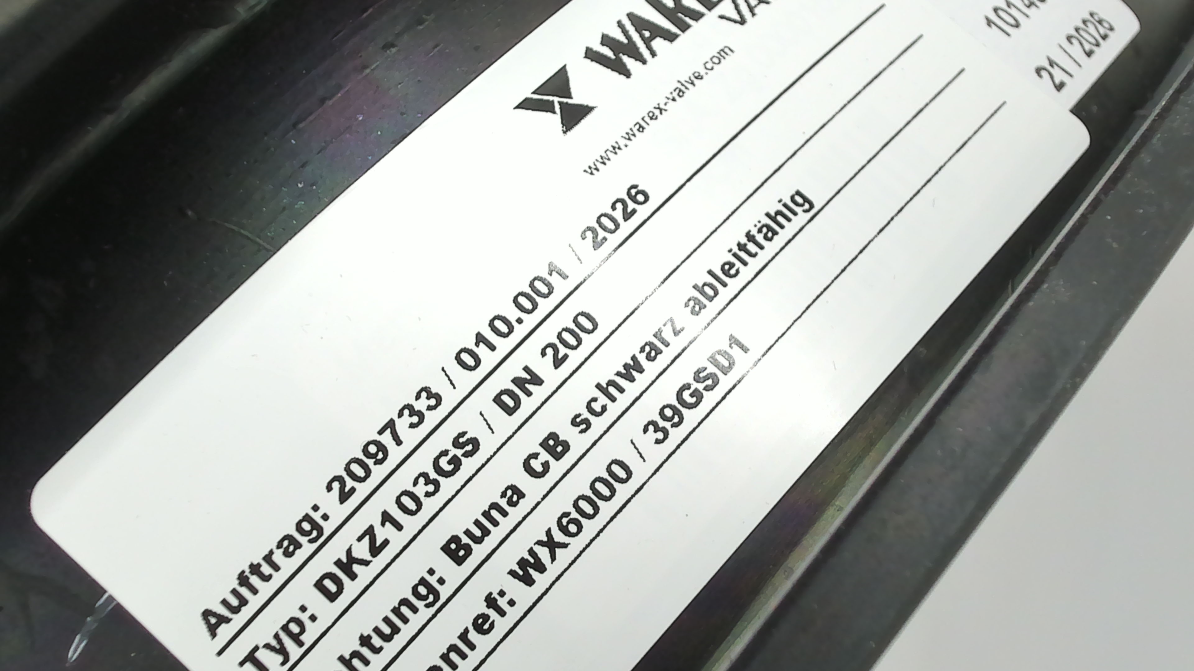 WX6000 / 39GSD1 DKZ 103 GS / DN 200