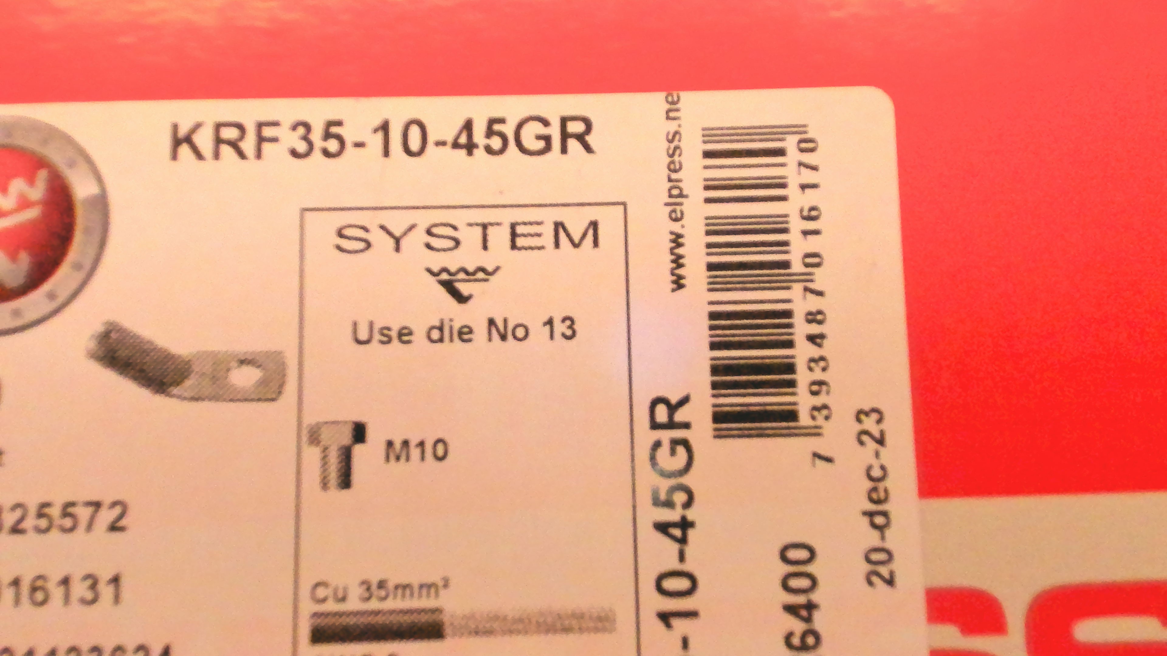 p/n: 7301-126400, Type: KRF35-10-45GR