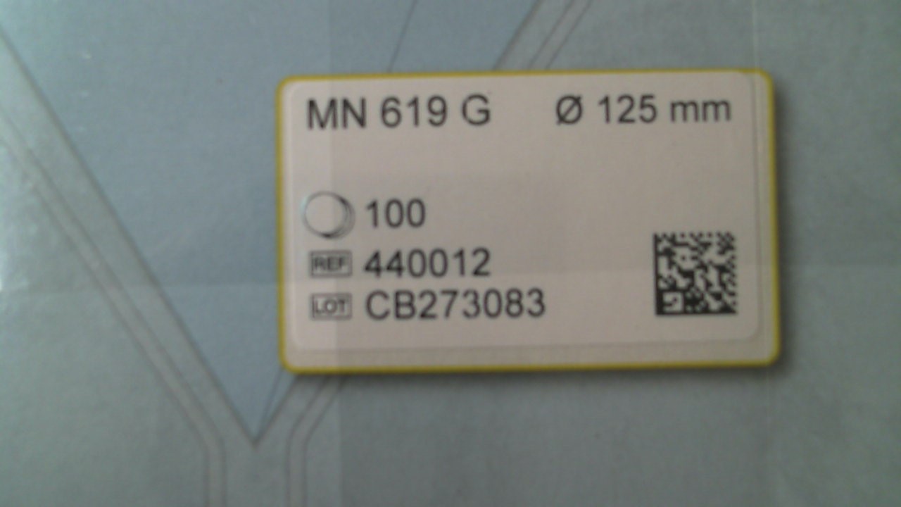 MN 619 G ( Ø12,5 cm)
