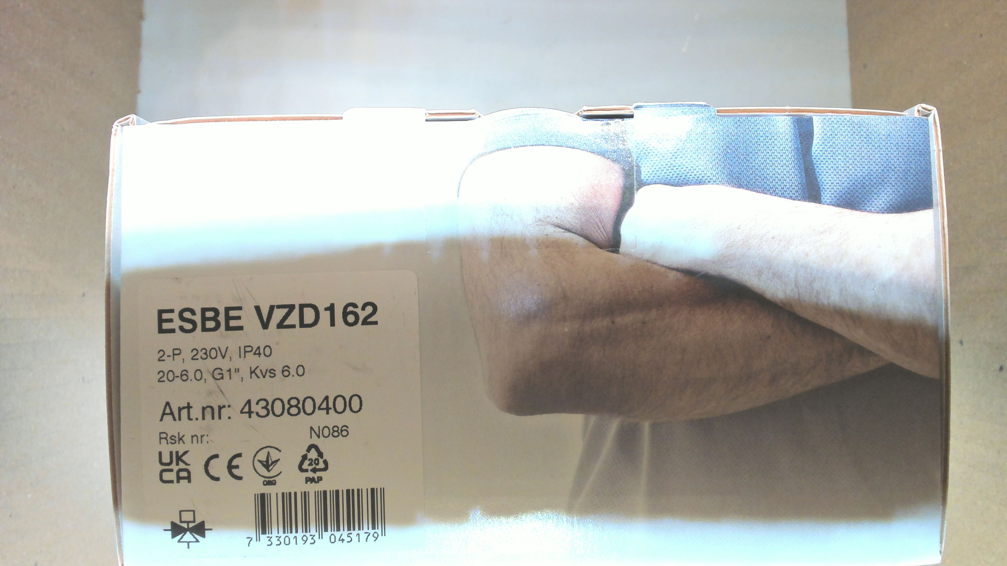 43080400 ESBE VZD162 2-P 230V G1 20-6.0