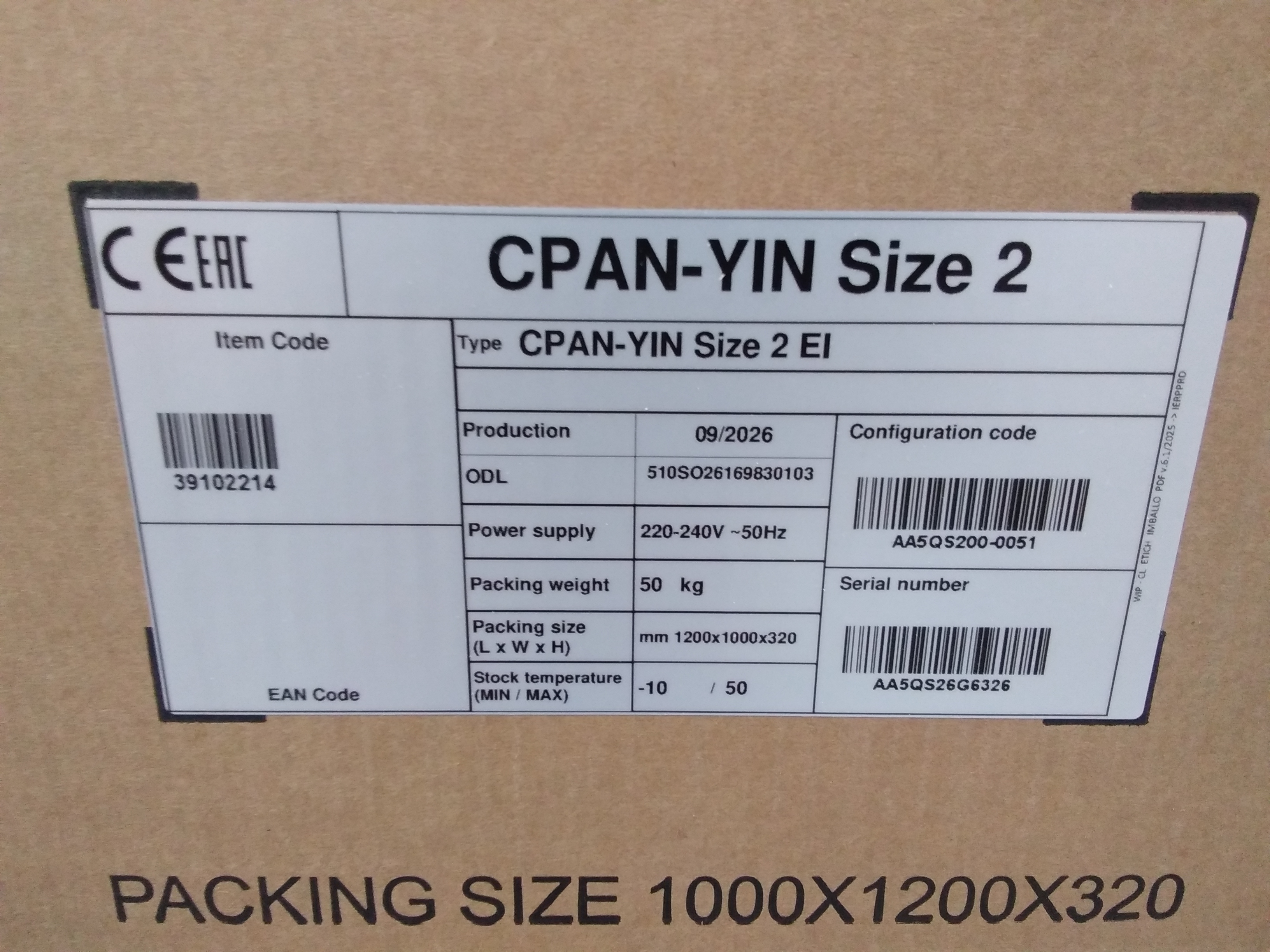 ELFOFresh EVO (CPAN-YIN SIZE2)