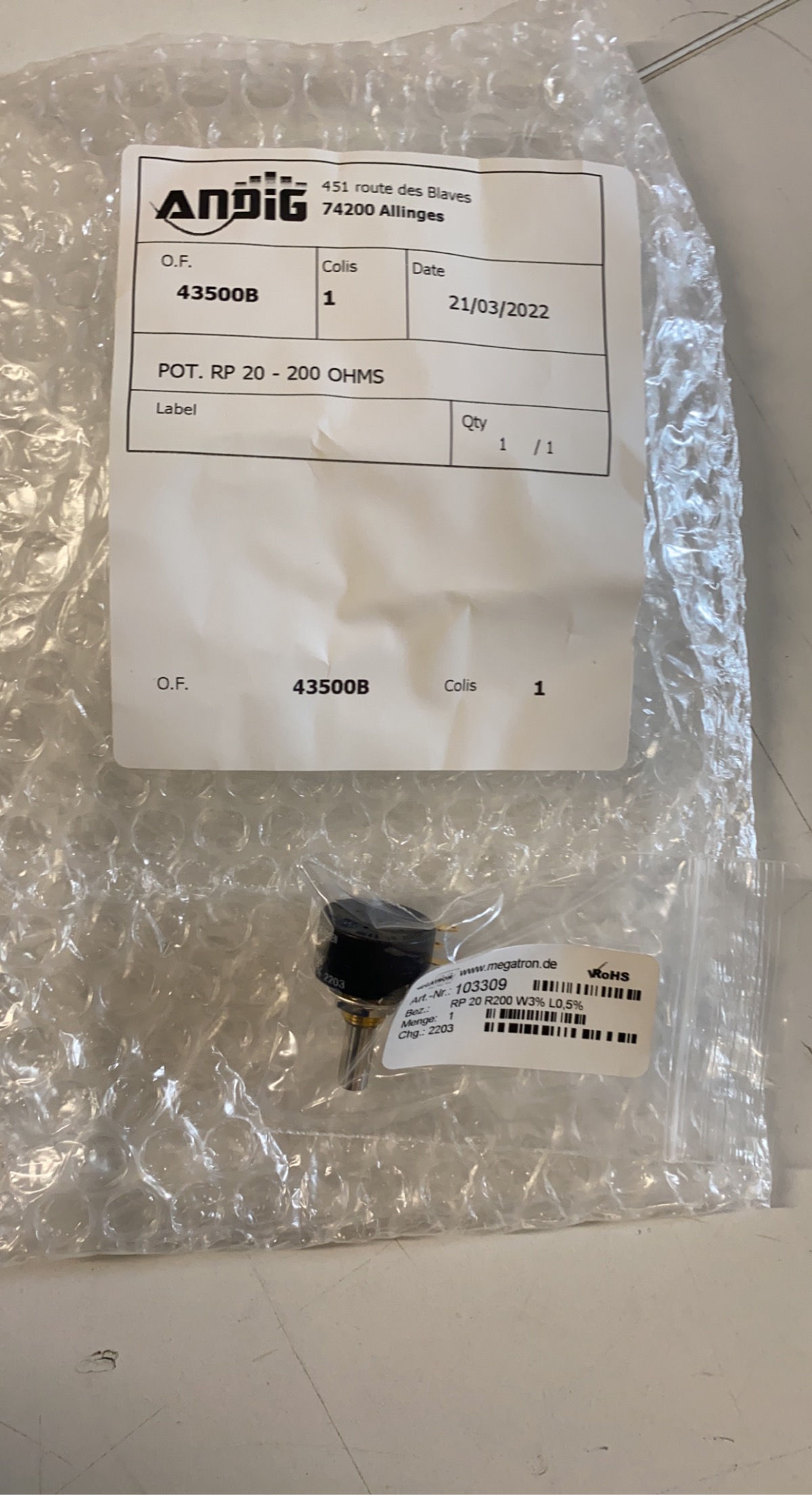 RP 20 - 200 OHMS preview 3