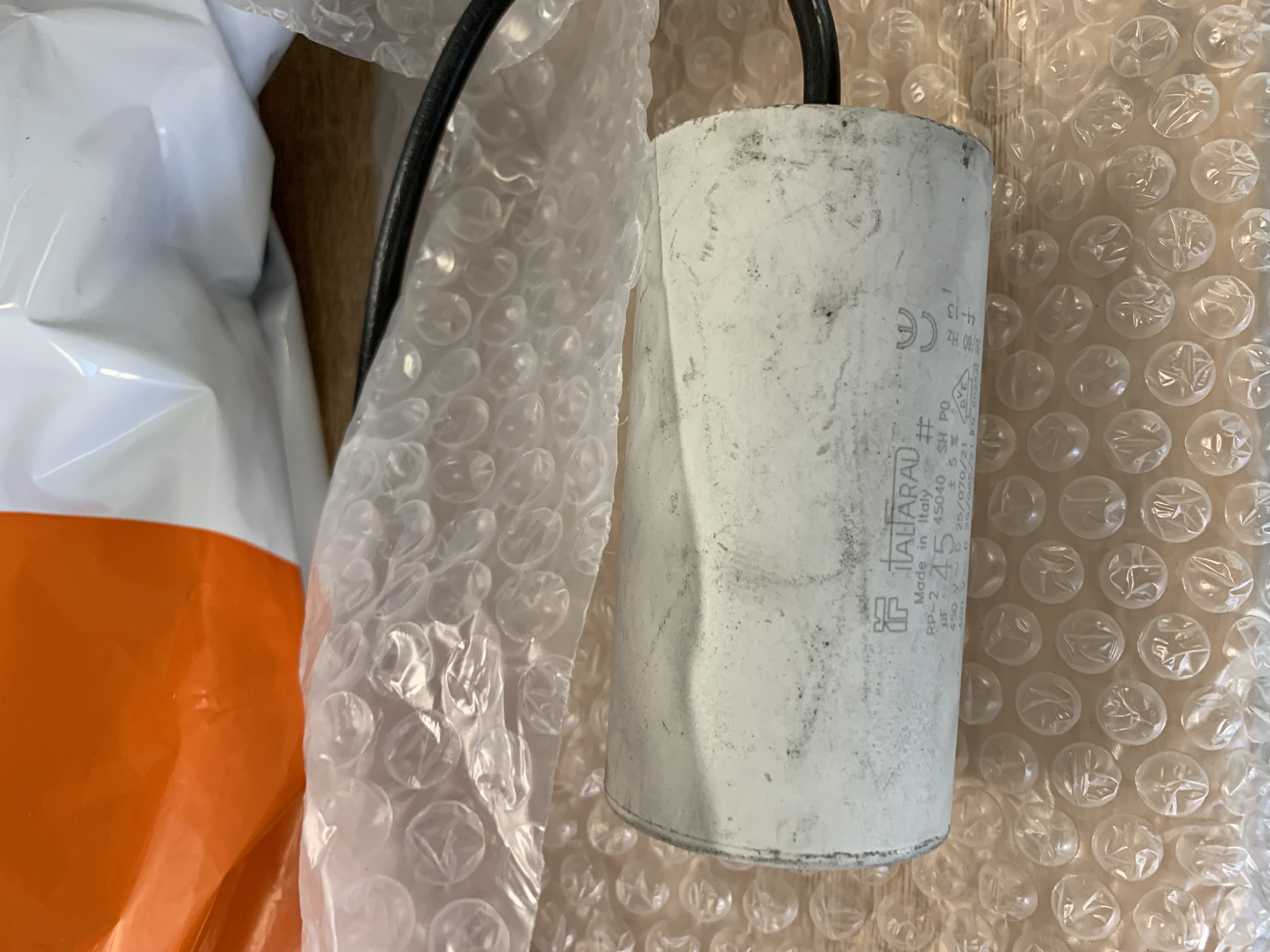 Capacitor for electric motor V220 / 1/60