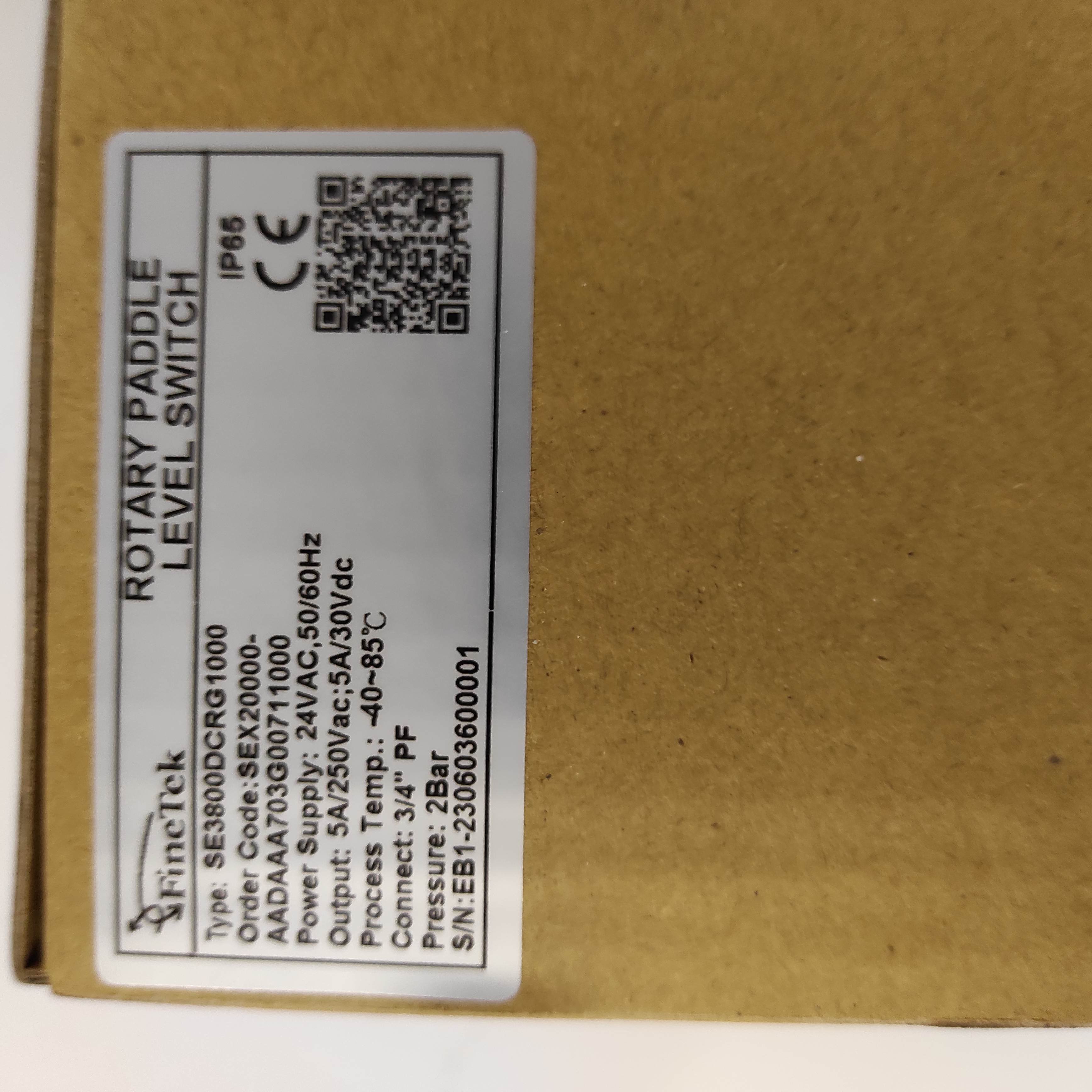 P/N: SE3800DCRG1000 Type: SEX20000-AADAAA703G00711000