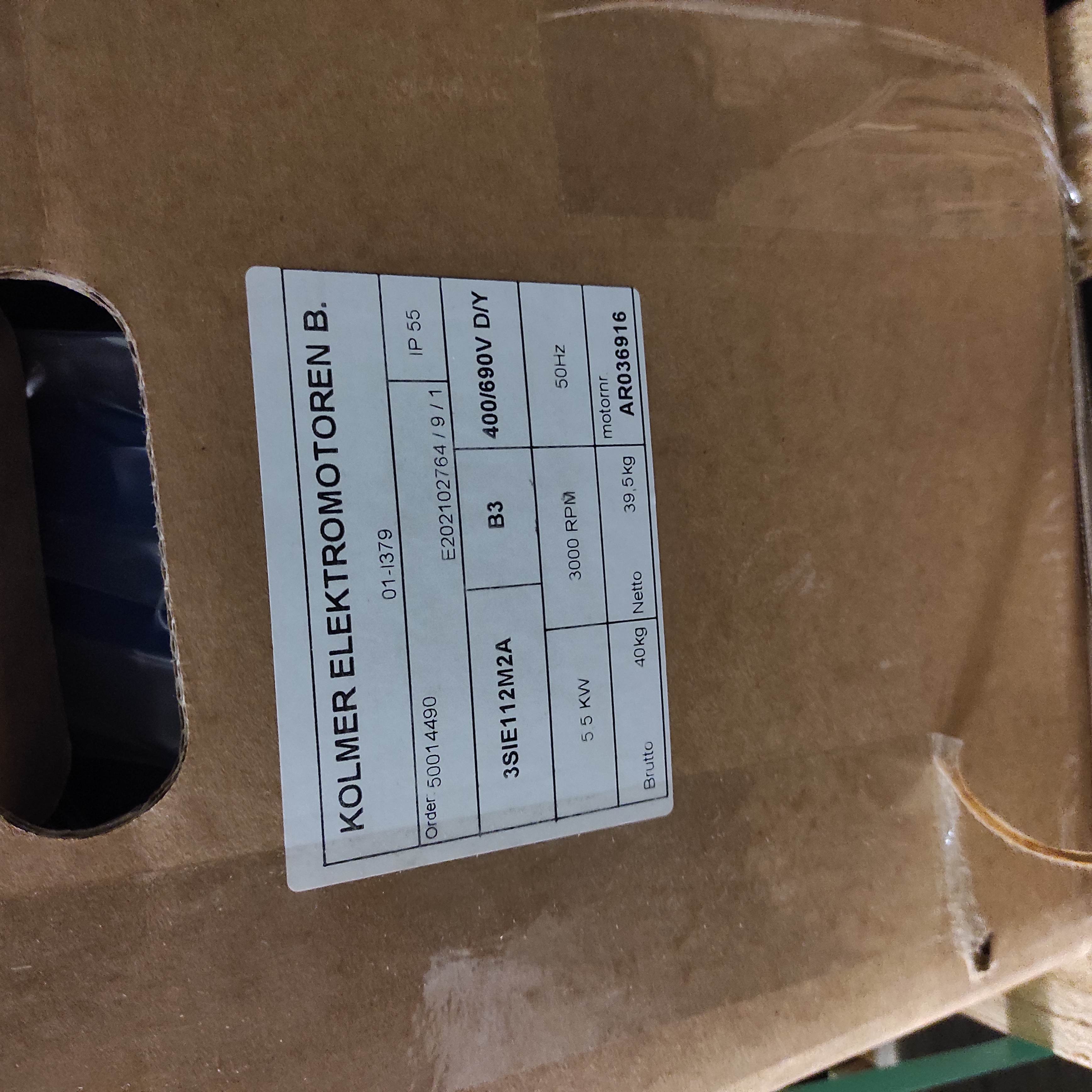 1311MPA2035IE3B (3SIE 112M-2A 5,5kW)