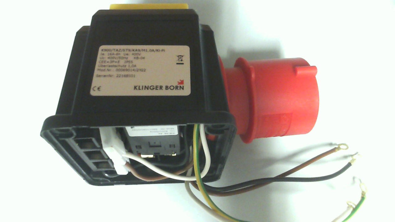 Art.Nr.: 0006.9014 Type K900/TAZ/ST9/Mot/M1,0A/KL-v.Pi-P/3P+E