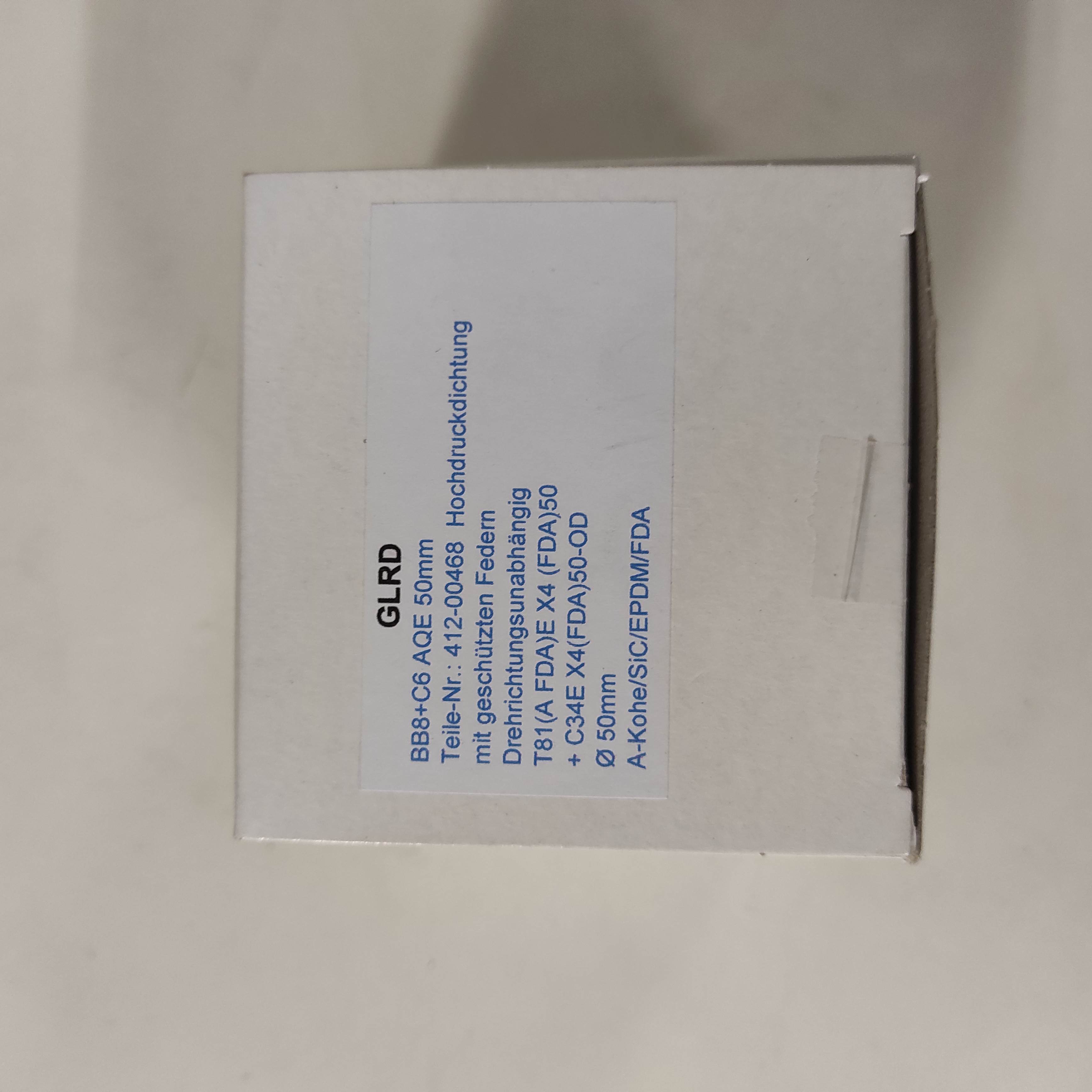 601-01386 mechanical seal