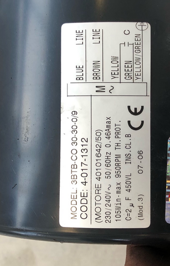 Model: 3BTB-CO 30-30-0/9