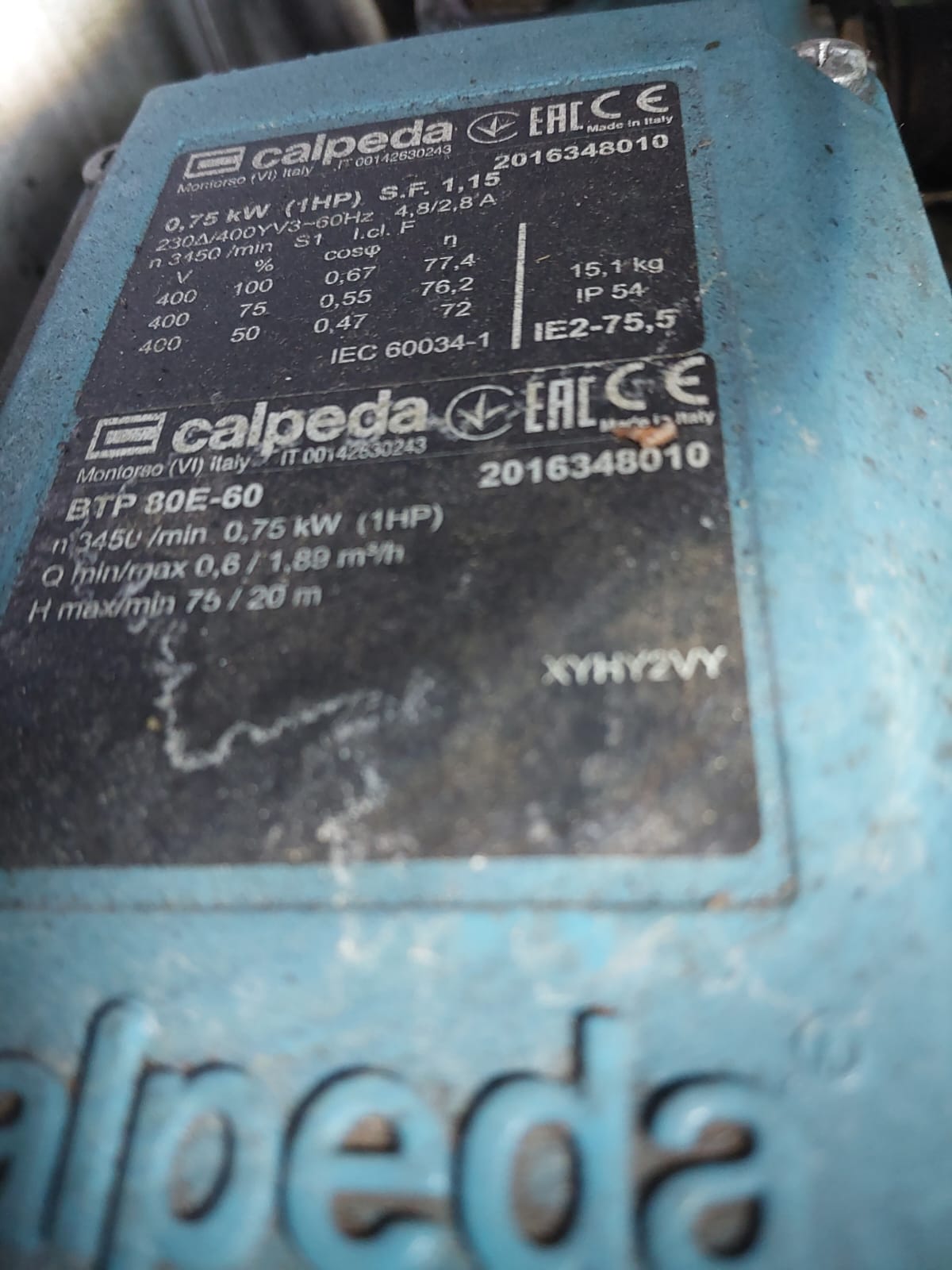BTP 80E-60