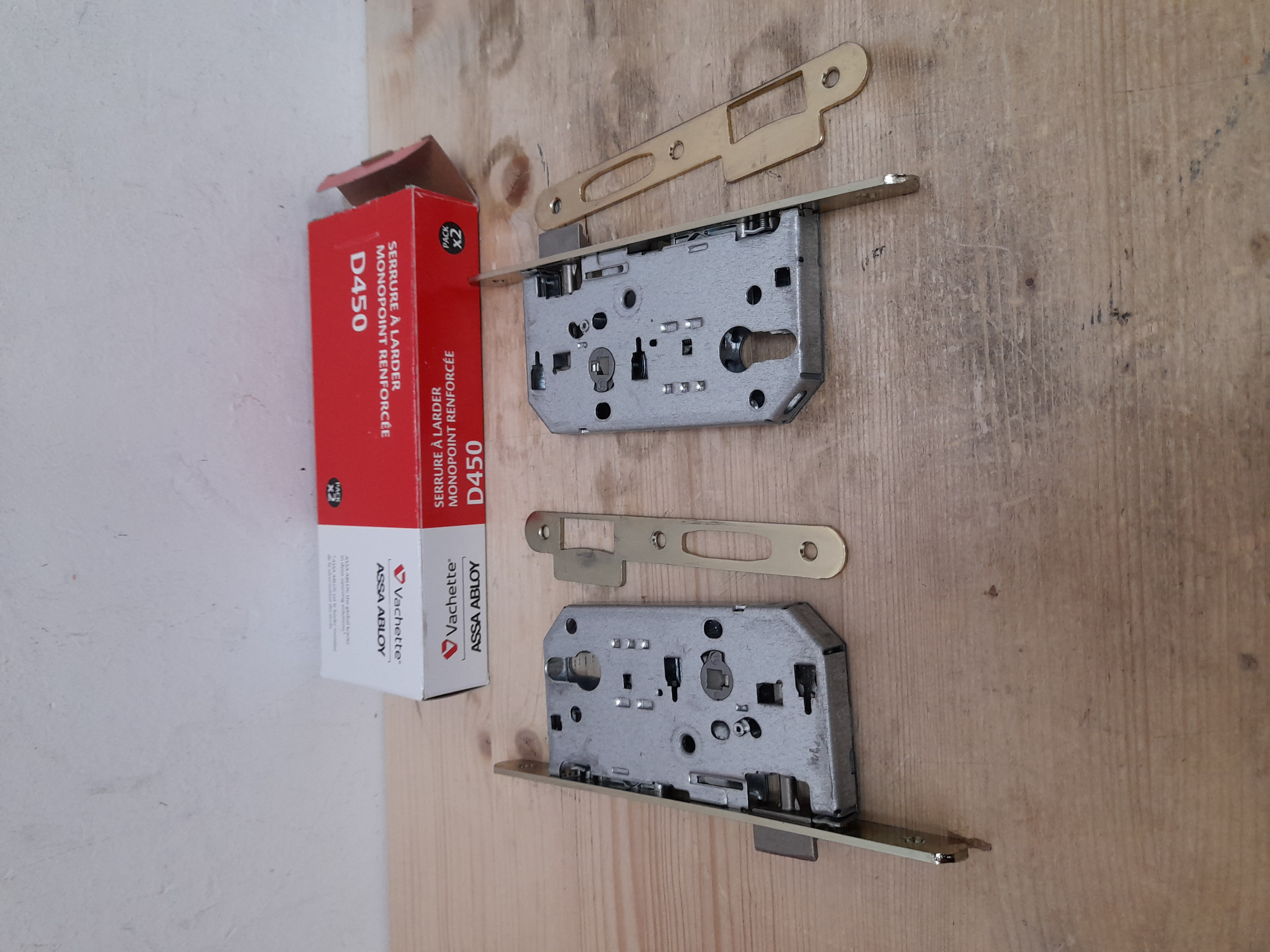 SERRURE D455 LAITON AXE 50 CLE I preview 3