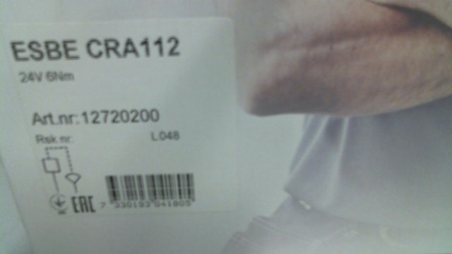 P/N: 12720200, Type: CRA112