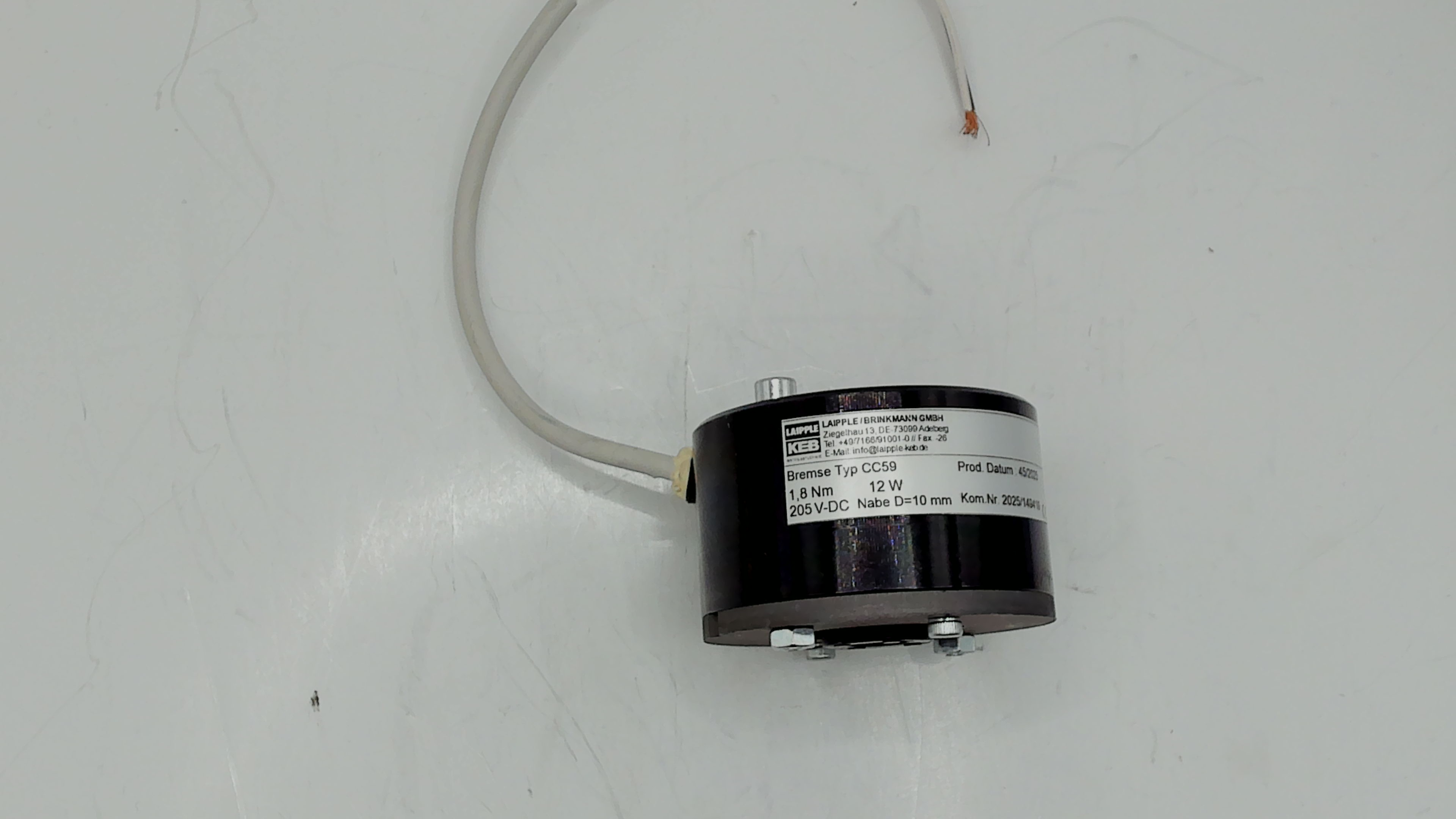 brake driver for CC59 1.8Nm, 205VDC