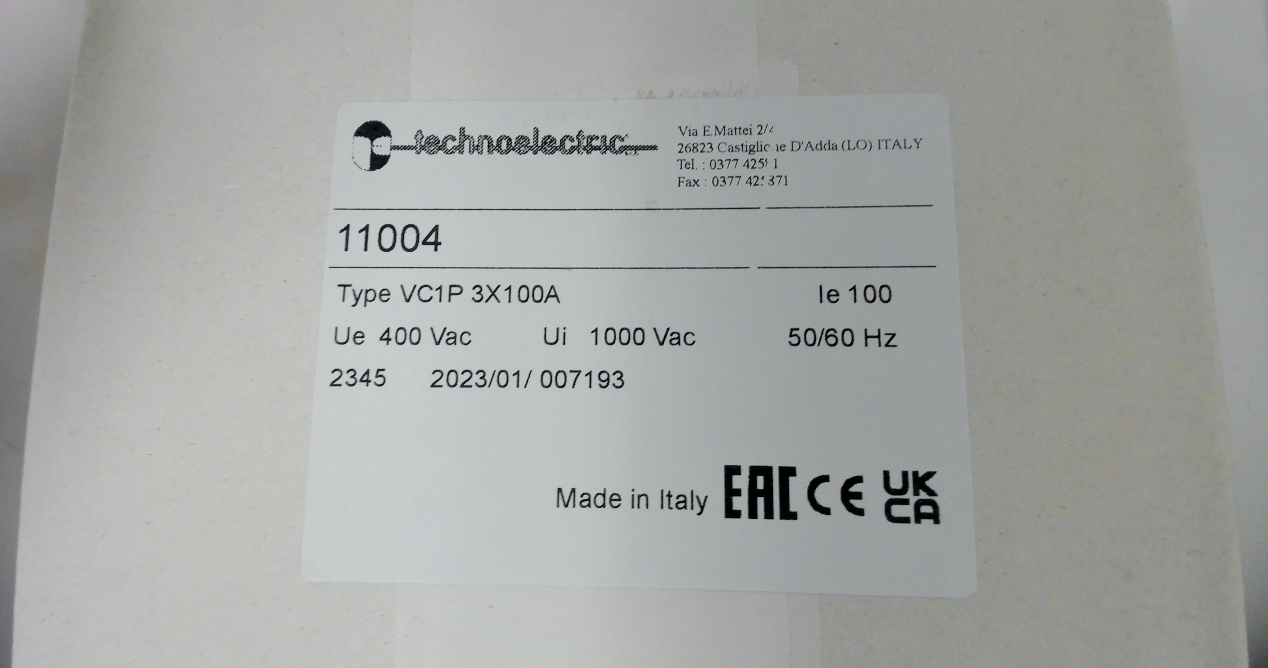 VC1P 3X100A