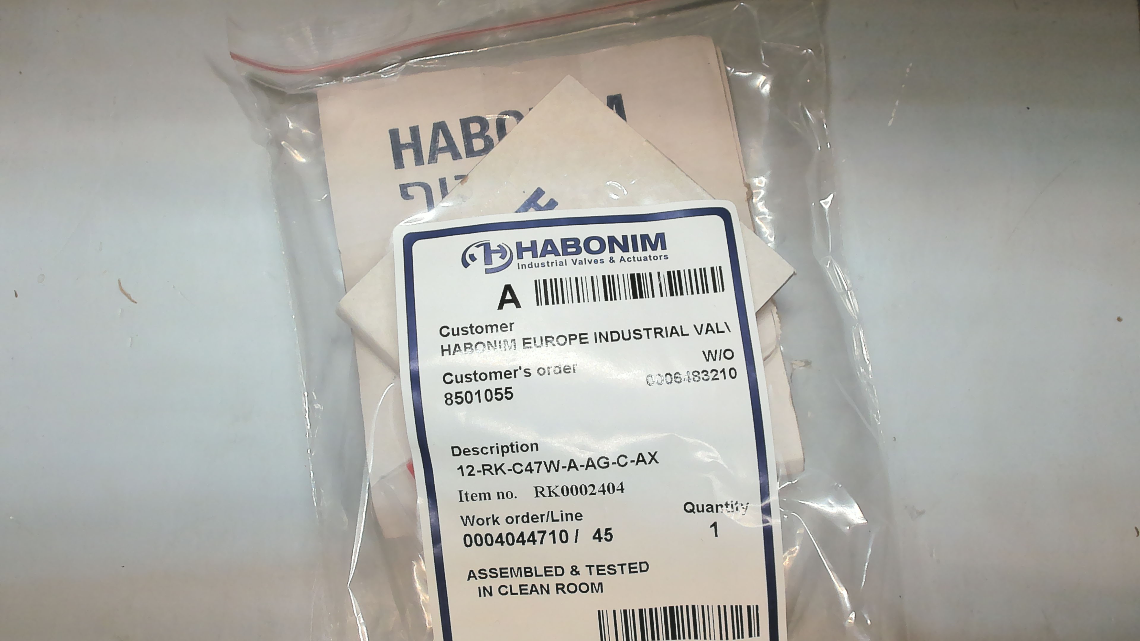 6000003258- Type: 12-RK-C47W-A-AG-C-AX