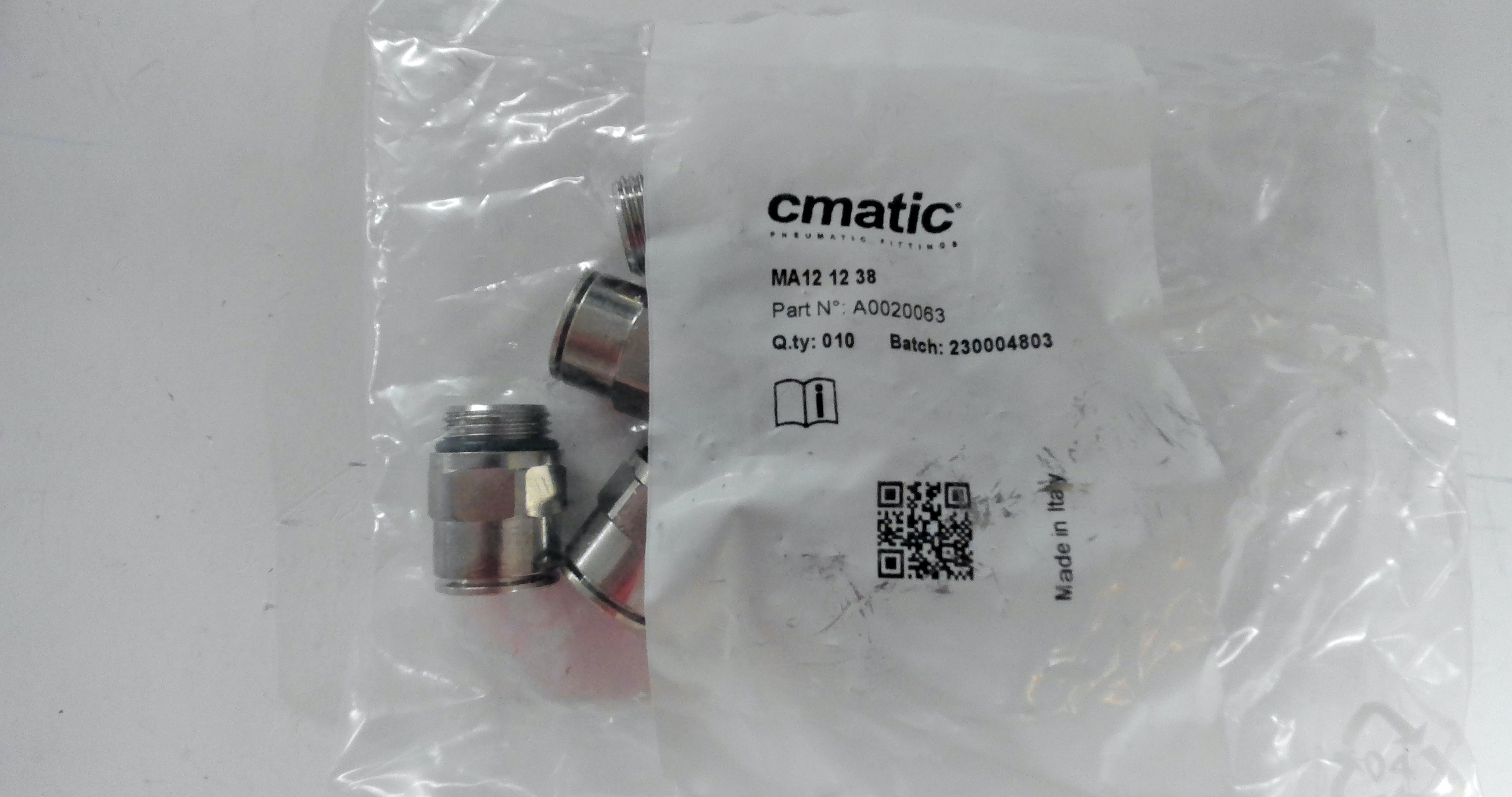 844396 - MA12, AG 3/8 x 12mm
