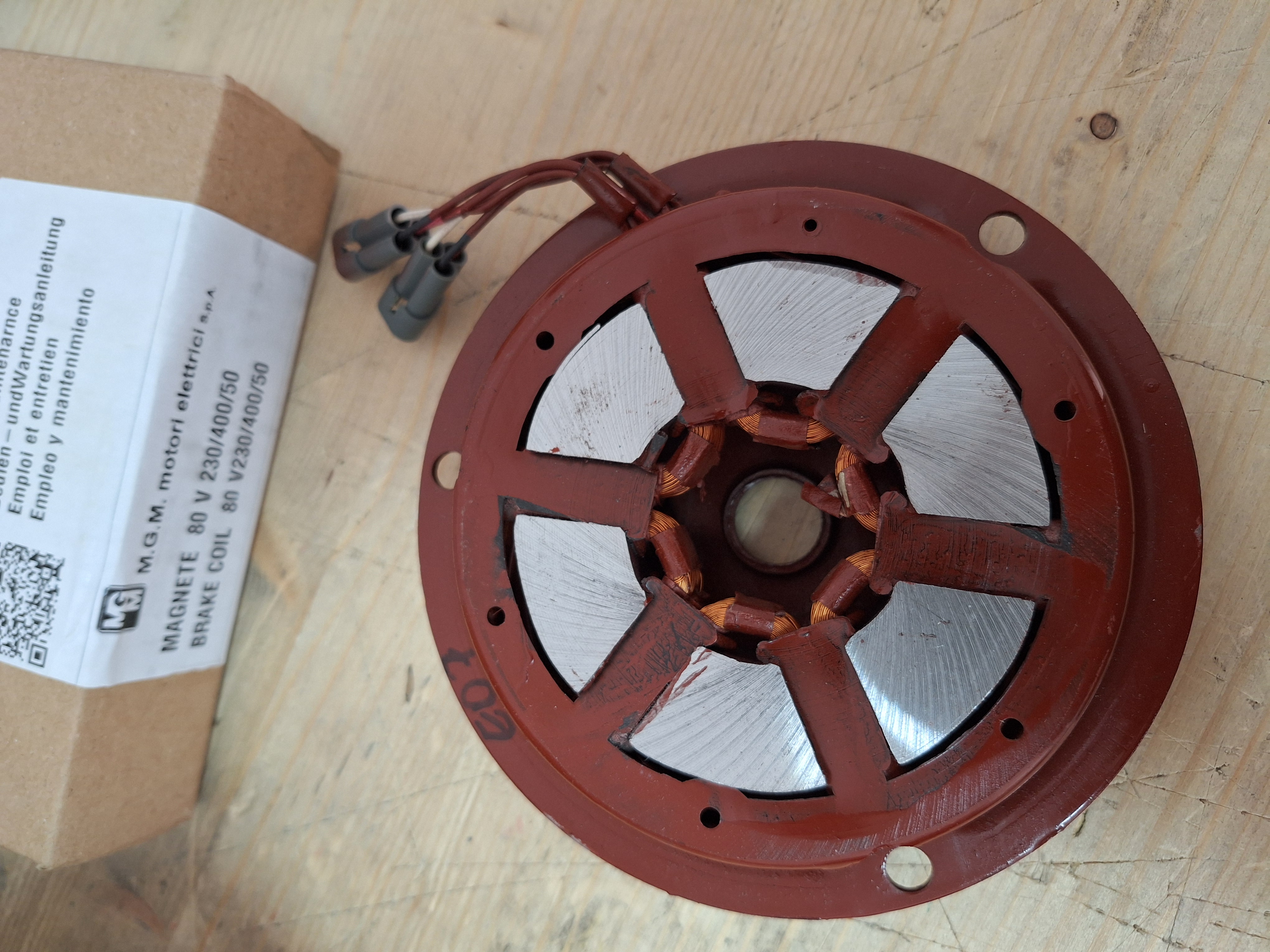 Fixed electromagnet (brake coil) BA80 AC230/400/50