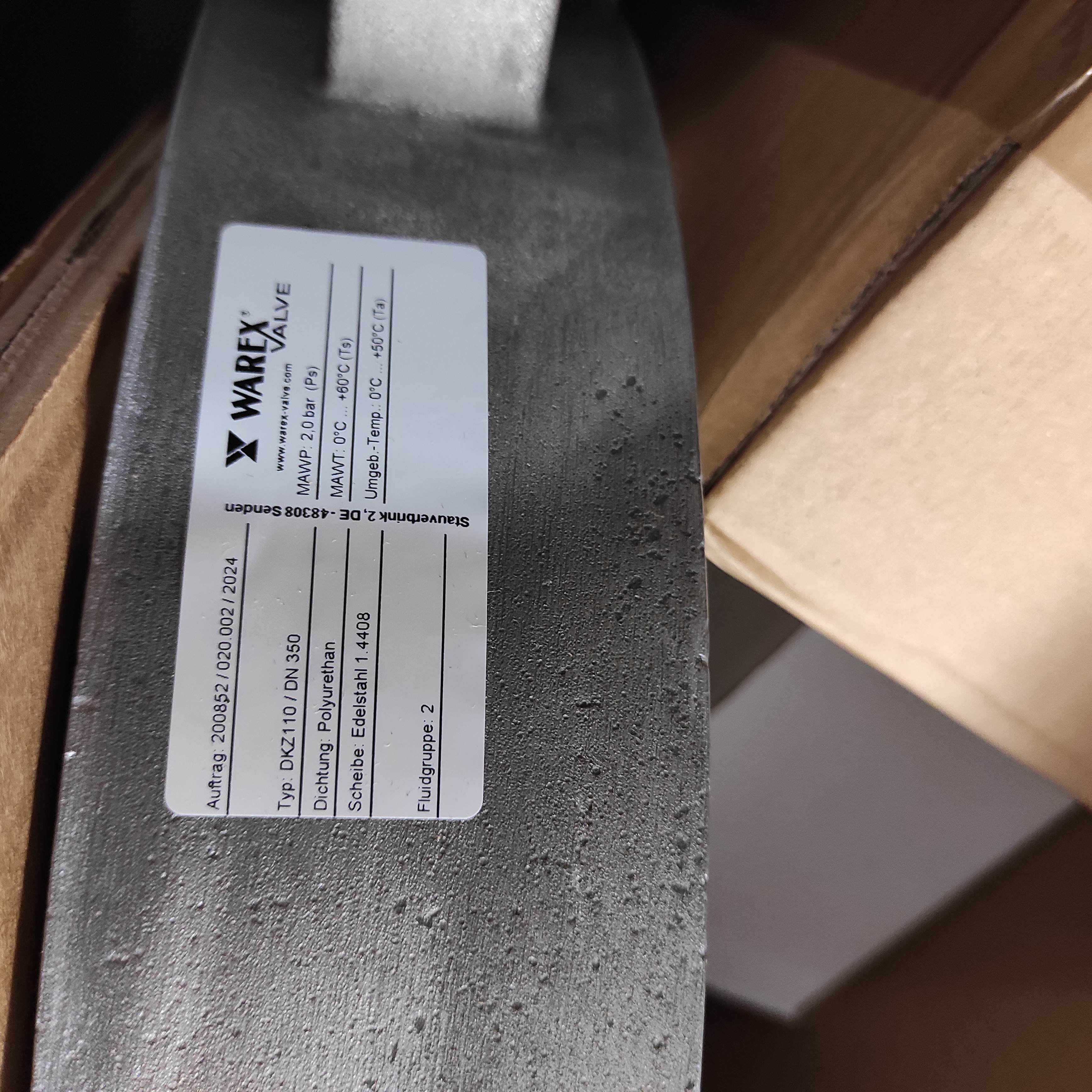 WX2000 / Type DKZ 110 <APS> DN 350