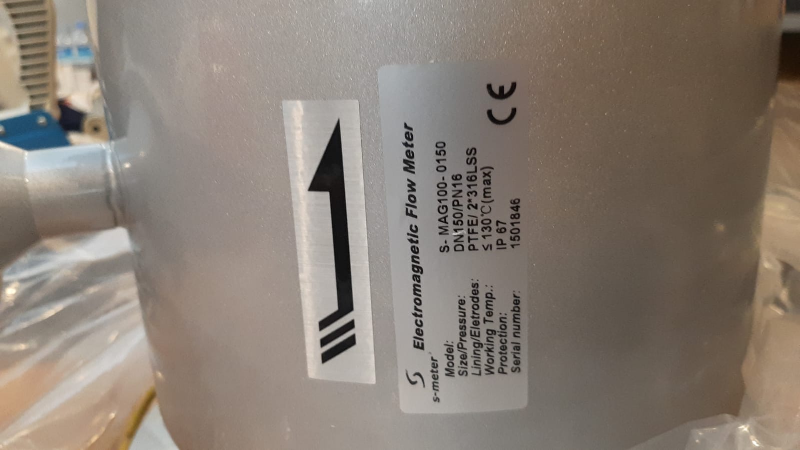S-MAG100 TEF-SS-150-L-80-A-16 / DN150
