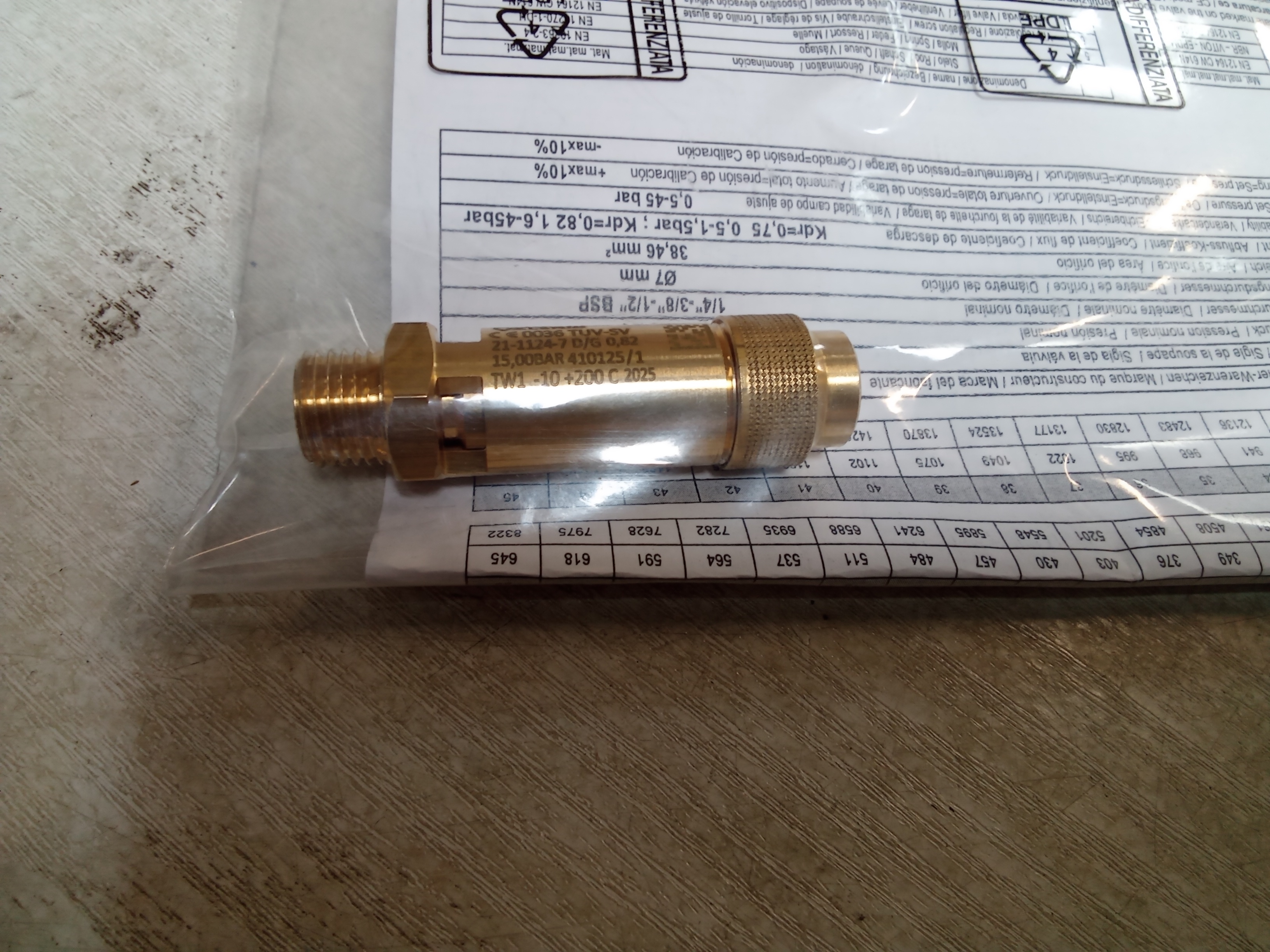 VSPV1/4 ( 1/4" p.t. 15 bar) preview 2