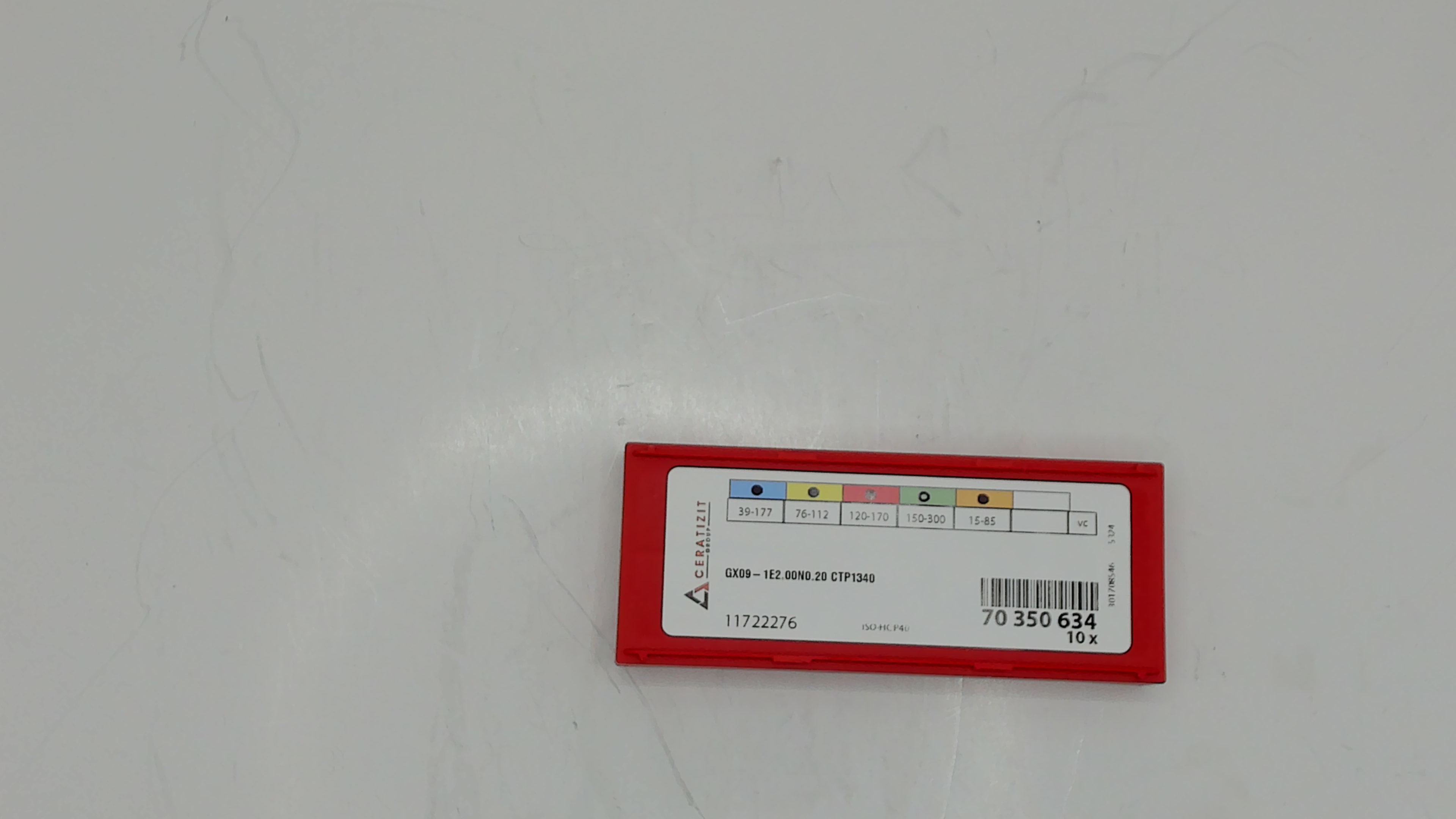 P/N: 70350634, Type: GX09-1E2.00N0.20 CTP1340