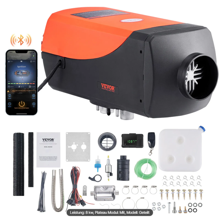 VEVOR Air Diesel Heater Parking Heater 12 V 8 kW