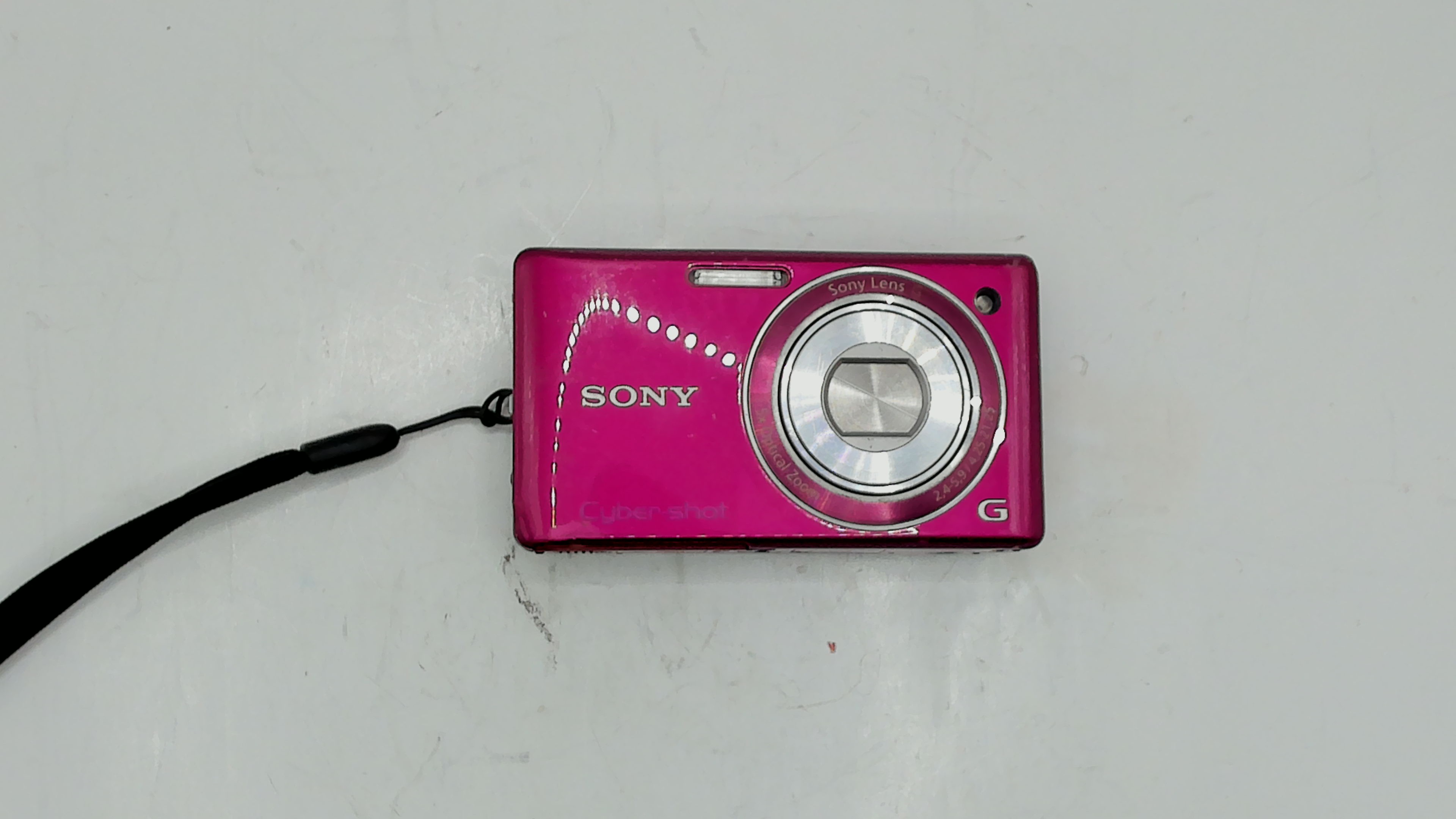 Cybershot DSC-W380 14.1MP 5x Zoom Digitalkamera - Pink