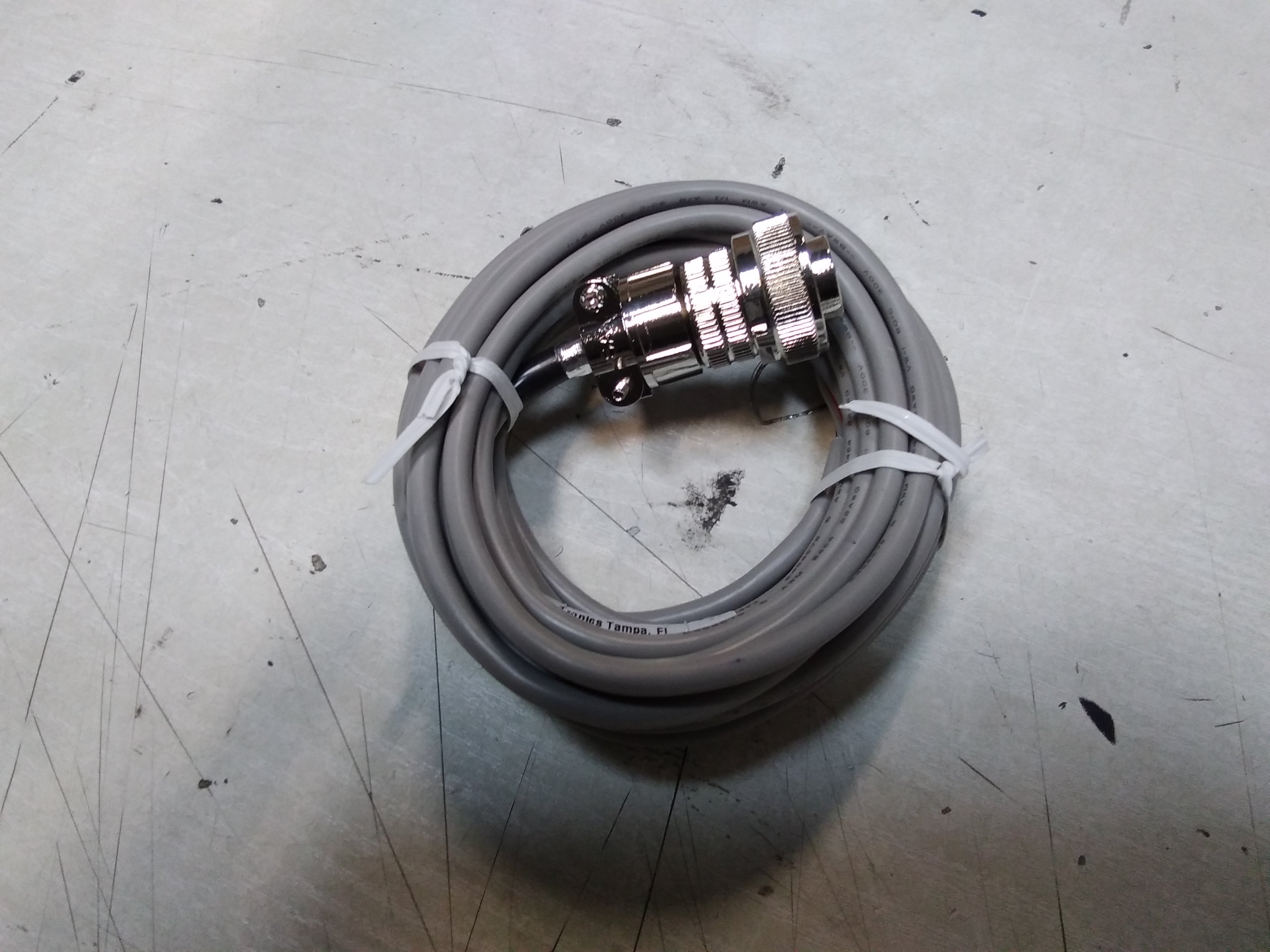 MS, 6-pin, 4 wire, 20ft cable assembly