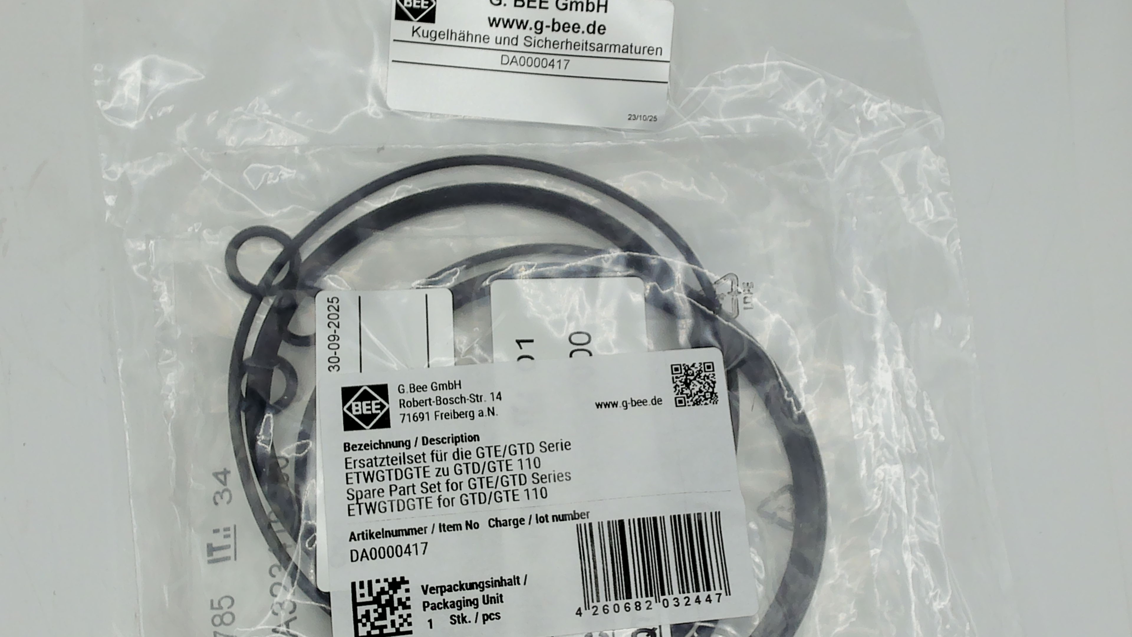 DA0000417 / Spare parts set for GTD/GTE 110