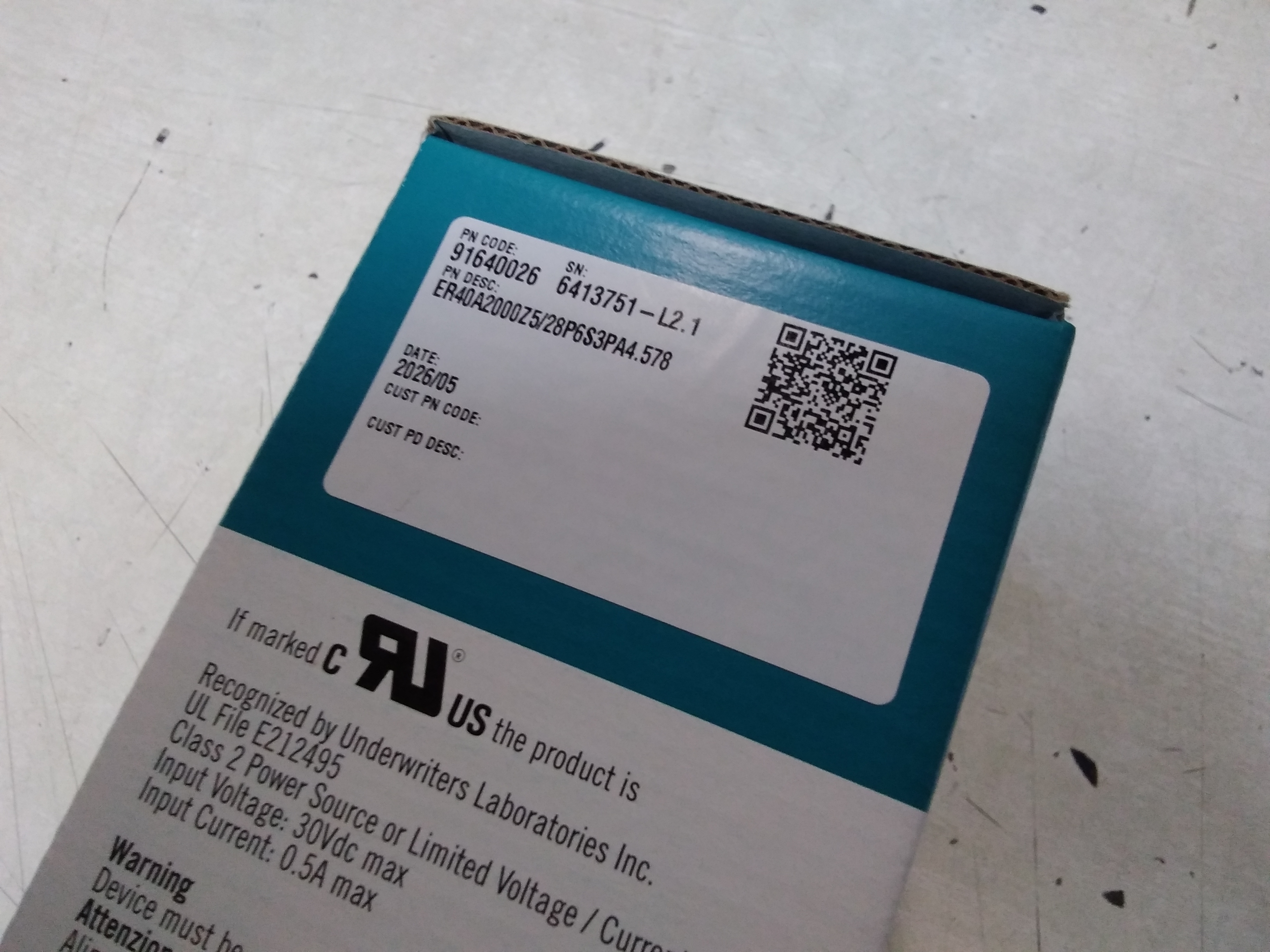 ER40A2000Z5/28P6S3PA4.578