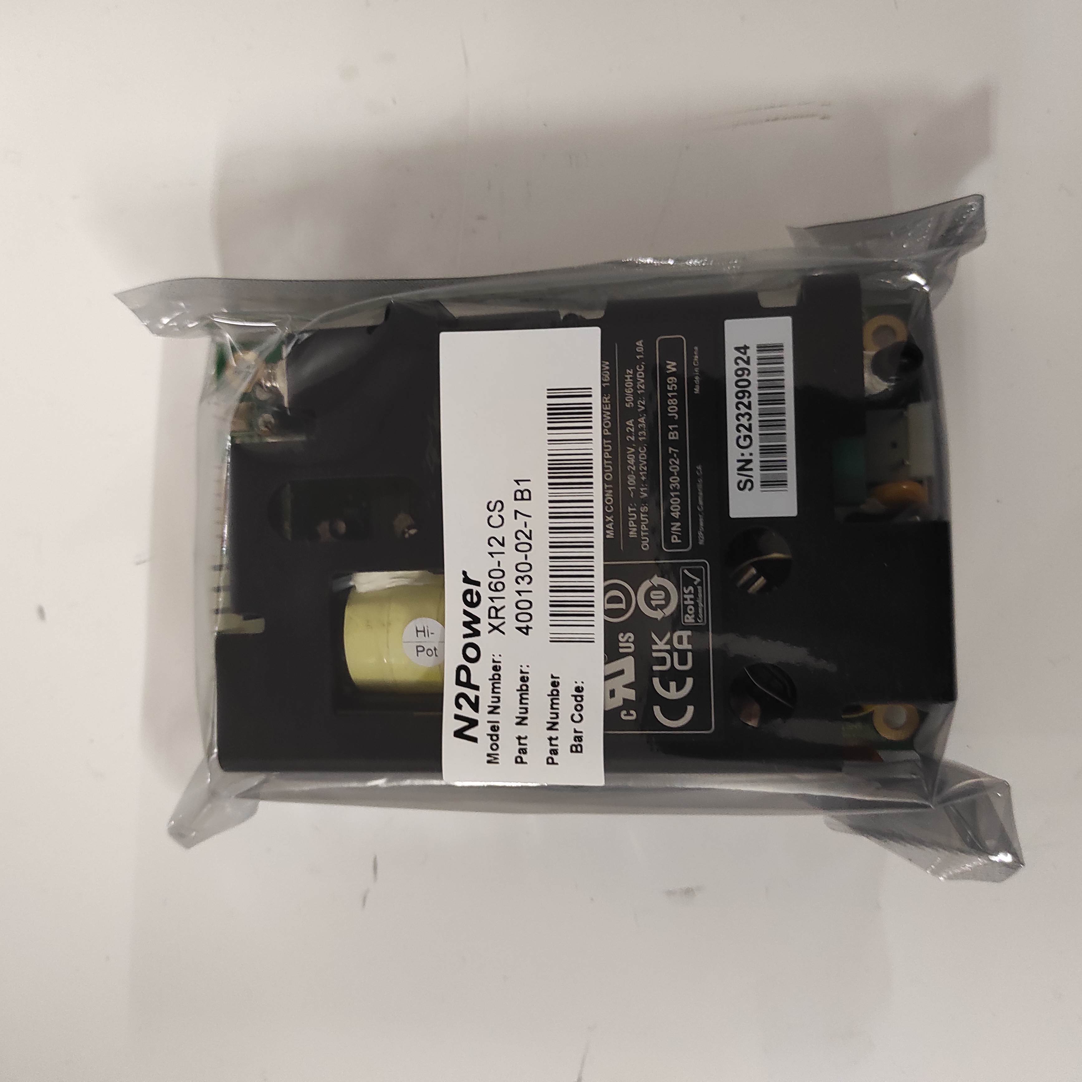 XR160-12 CS, P/N 400130-02-7
