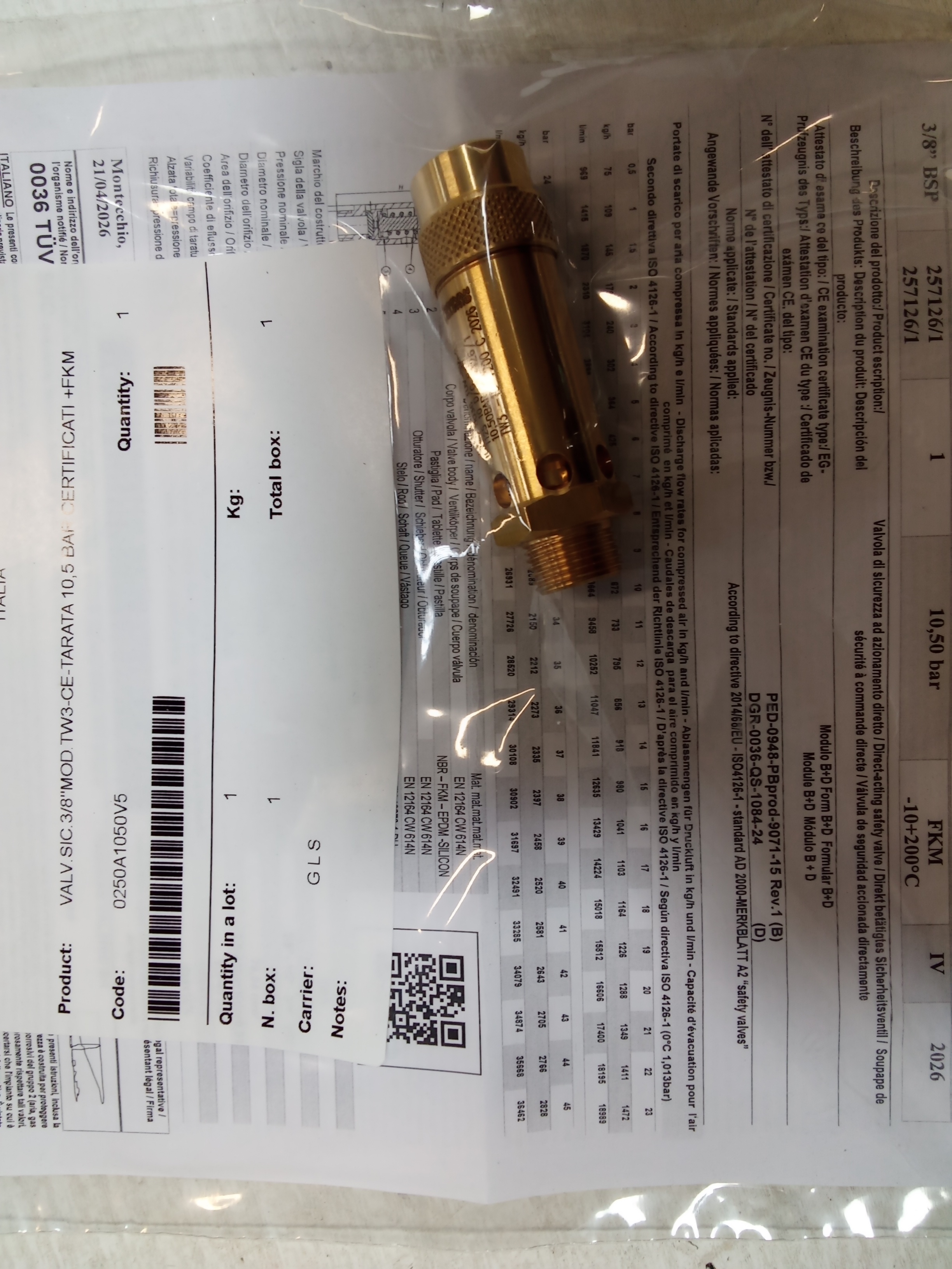 VSPV3/8  10,50 bar