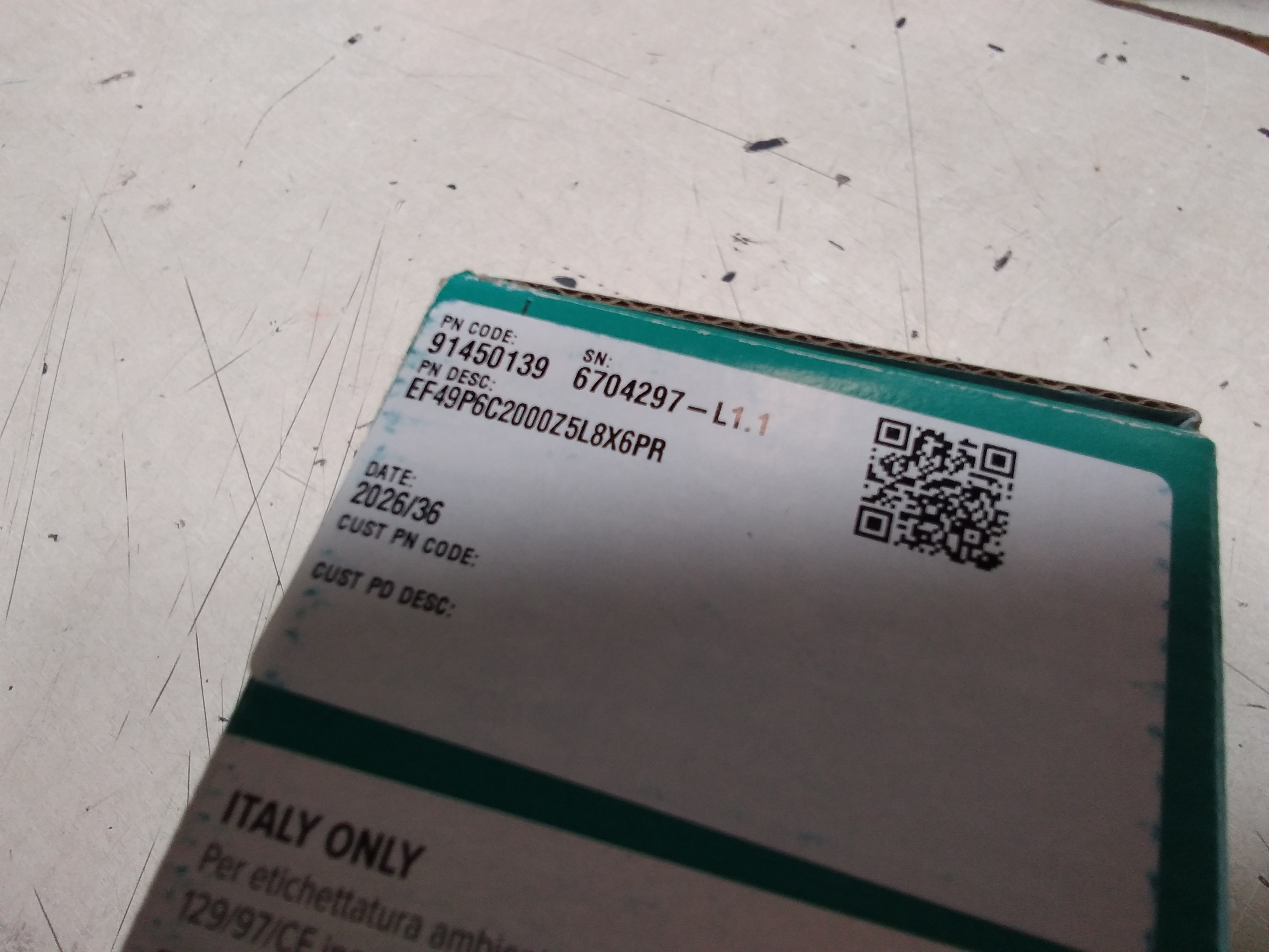 EF49P.6C2000Z5L 8X6PR