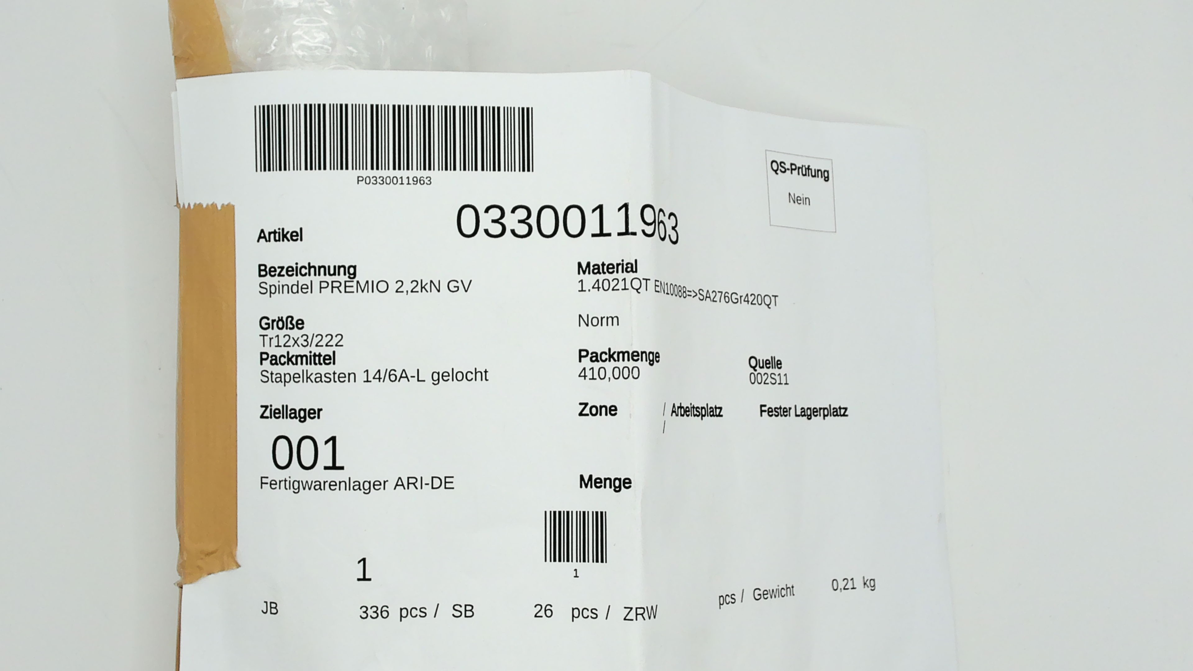 Part Number: 50.30  for ARI-PACO 2G