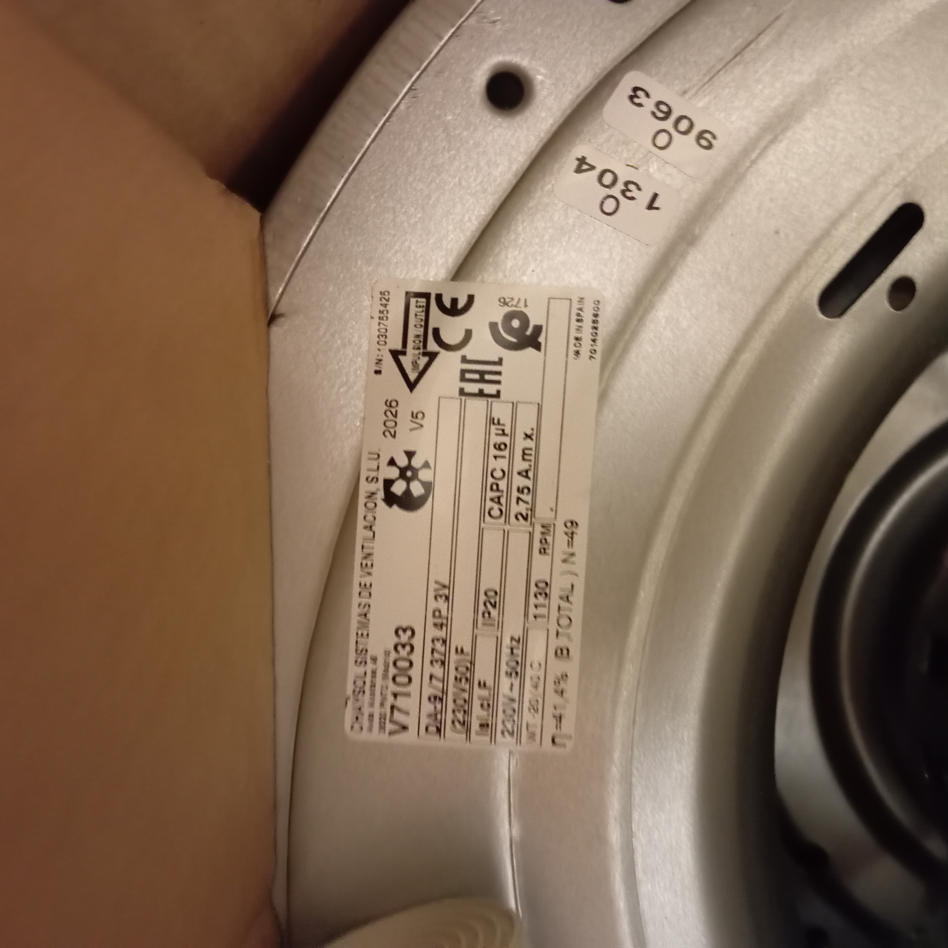 DA 9/7 373 W 4 P 3 V B 5 MP ( V710033)