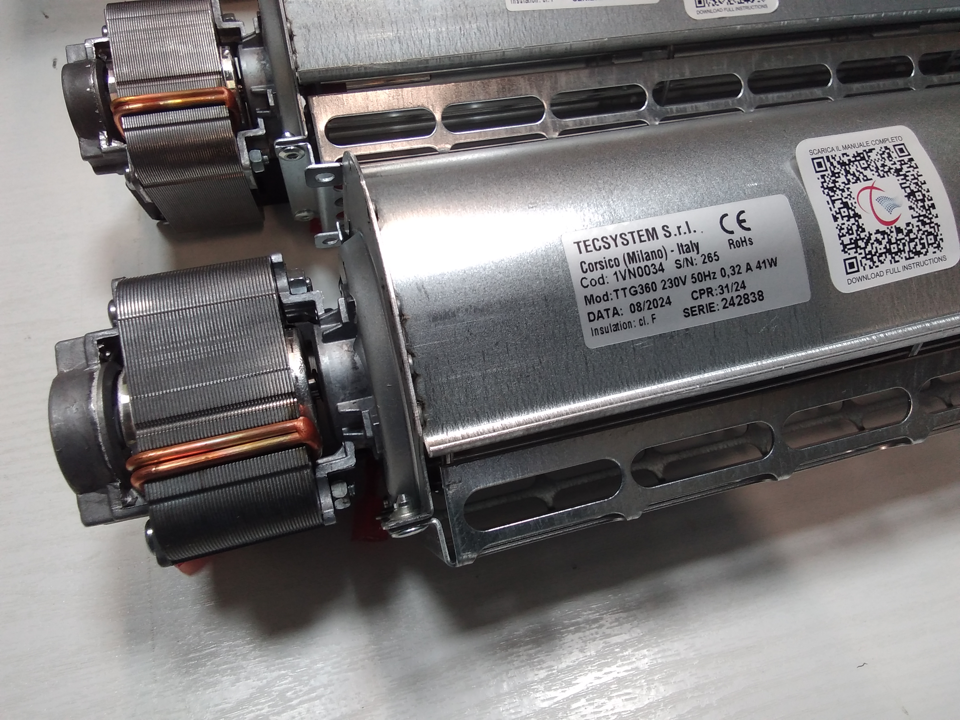 P/N: 1VN0034, Type: TTG360 230V 50HZ