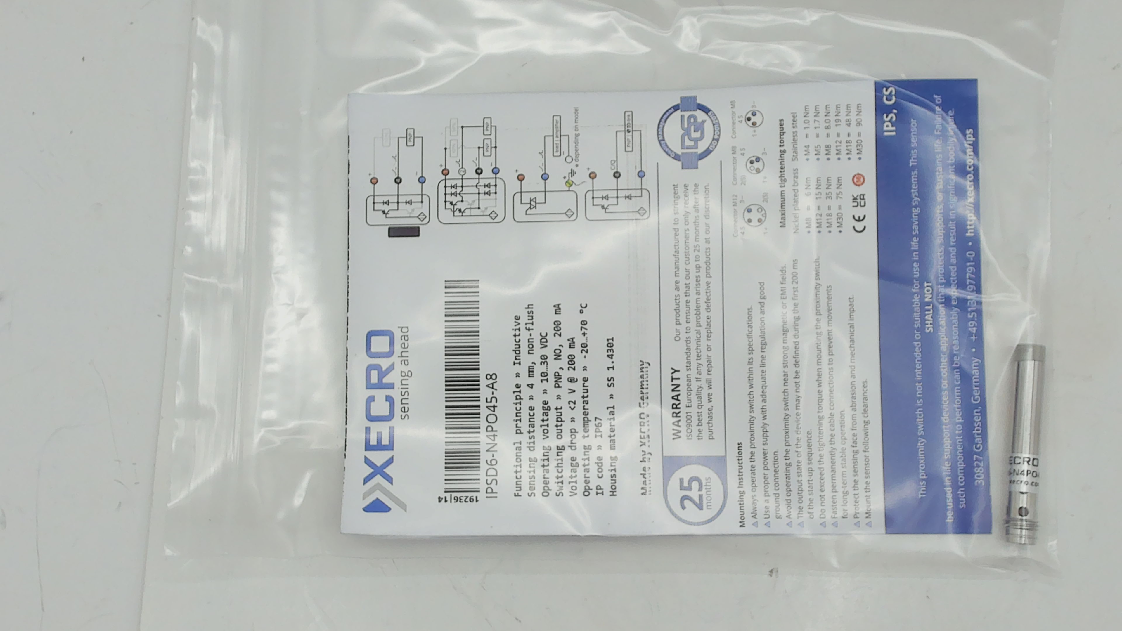 IPSD6-N4PO45-A8-NX12085/Artikel-Nr.: NX12085