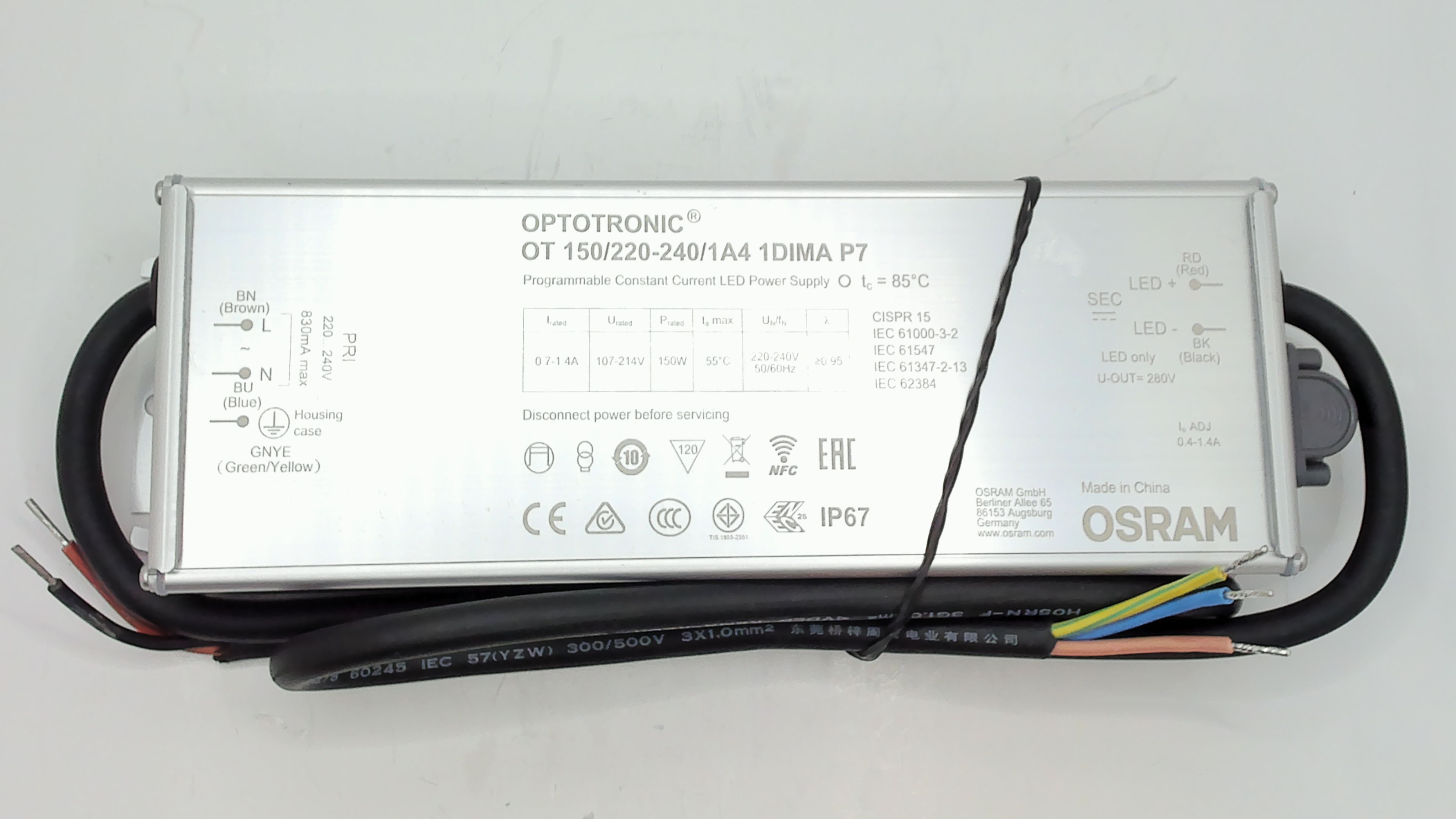 OT 150/220-240/1A4 1DIMA P7